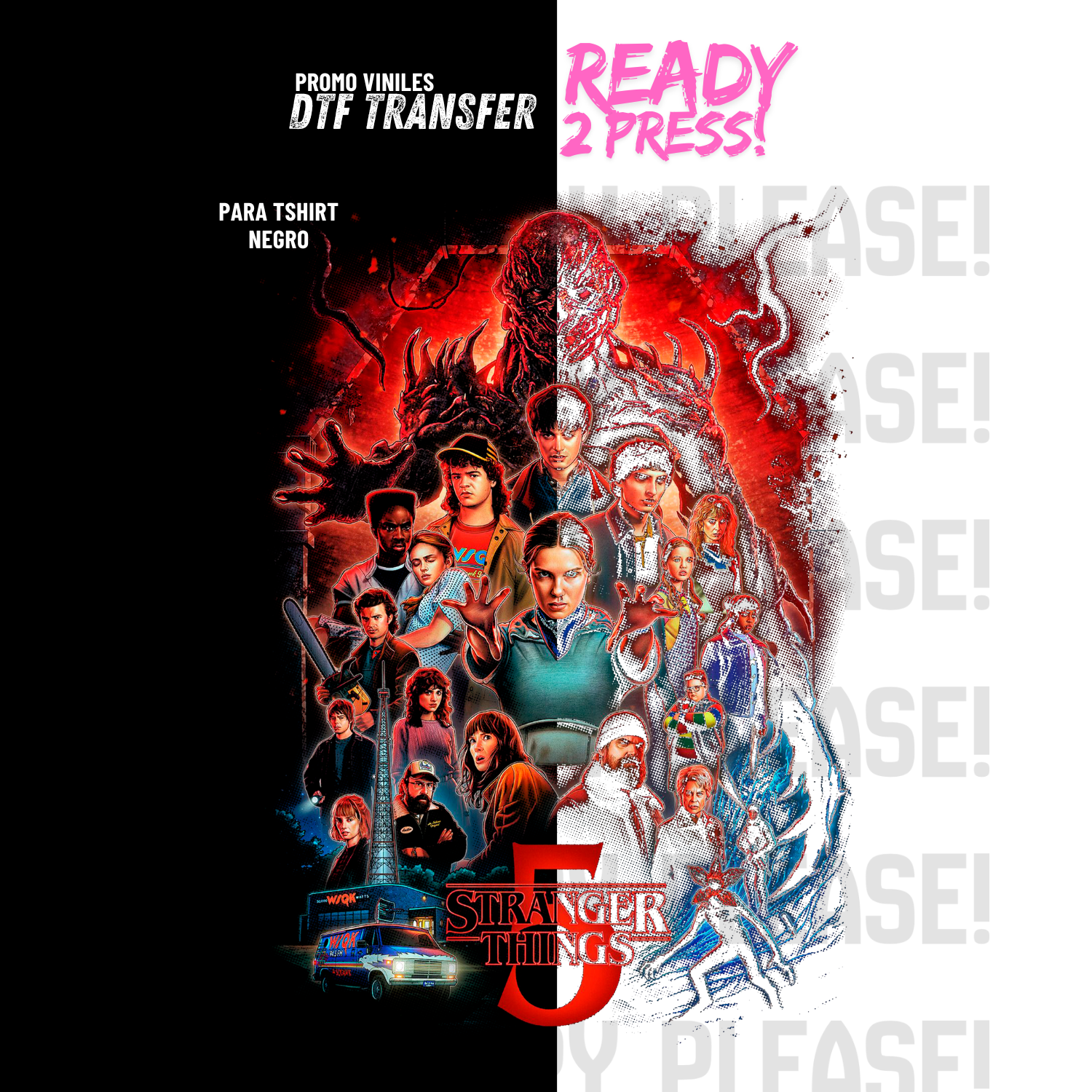 DTF Transfers | ST5 | 11x16