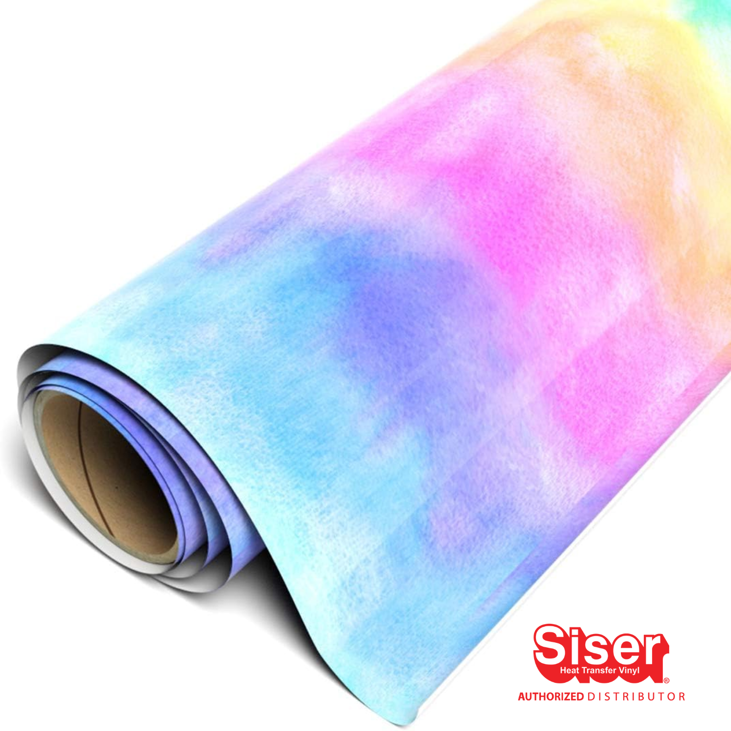 Siser EasyPatterns® Plus Vinil Térmico | Watercolor Rainbow | Ancho 12"
