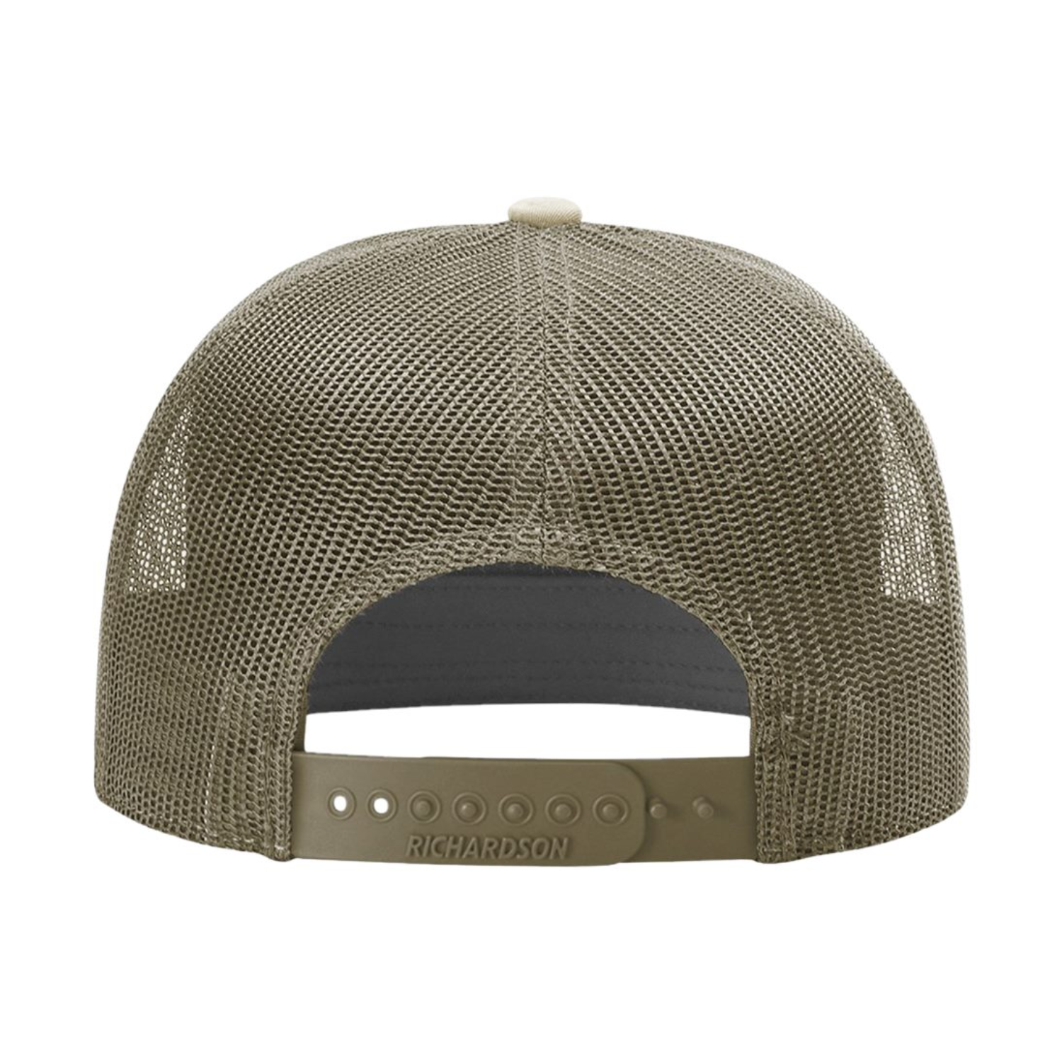 Richardson 168 | Seven Panel Trucker Cap | Pale Khaki/ Loden Green