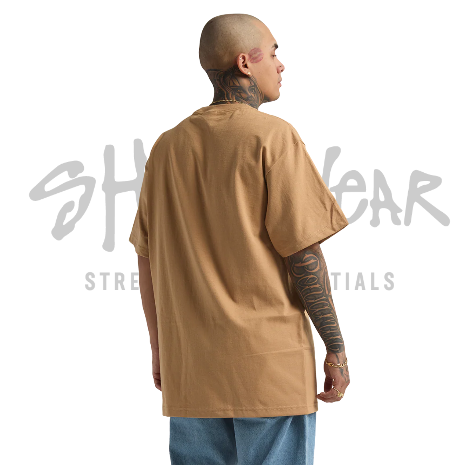 Shaka Wear Max Heavyweight Short Sleeve | Khaki | 7.5 oz