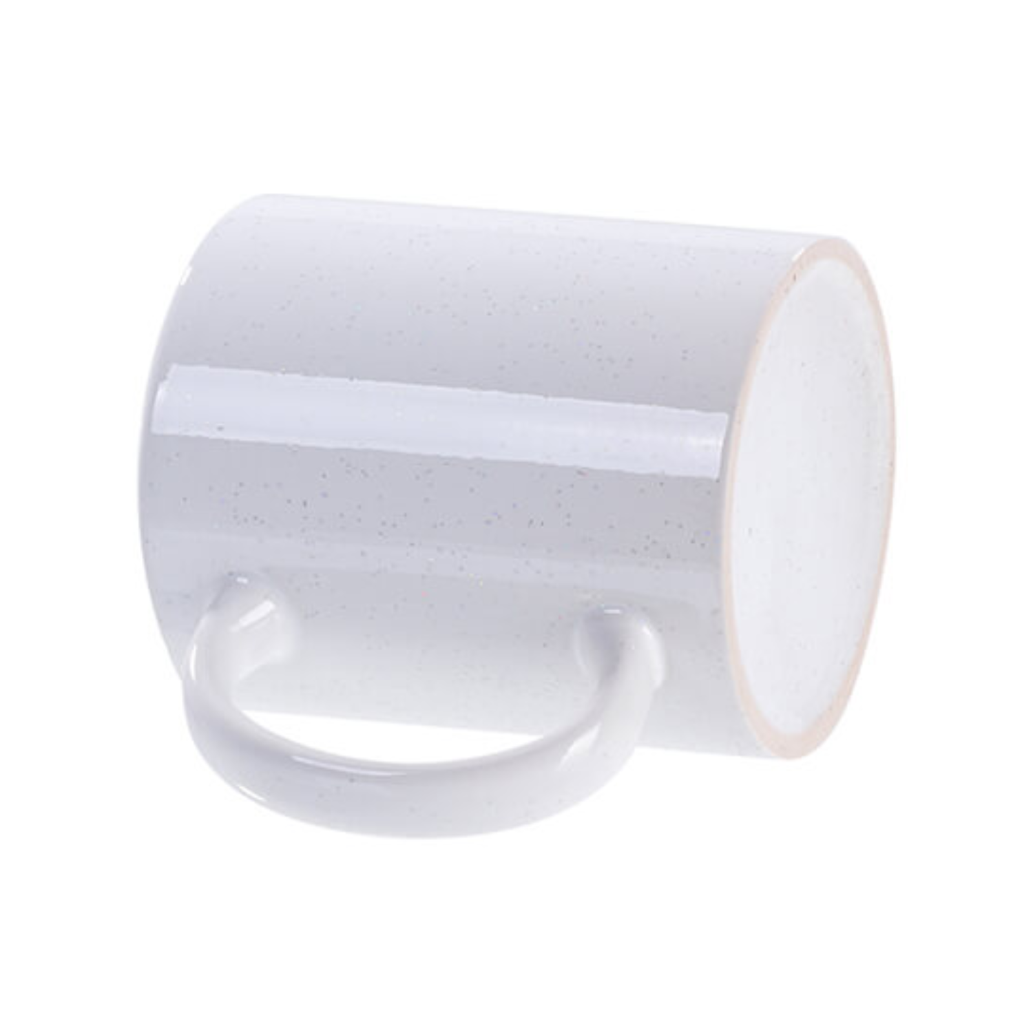 Taza de Cerámica Starsky | Blanca Glossy con escarcha | 11oz