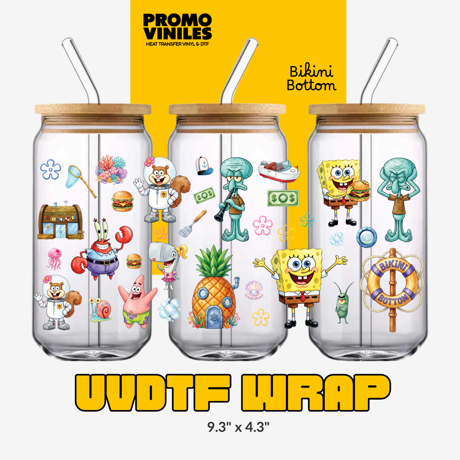 UV DTF Wrap | Bikini Bottom