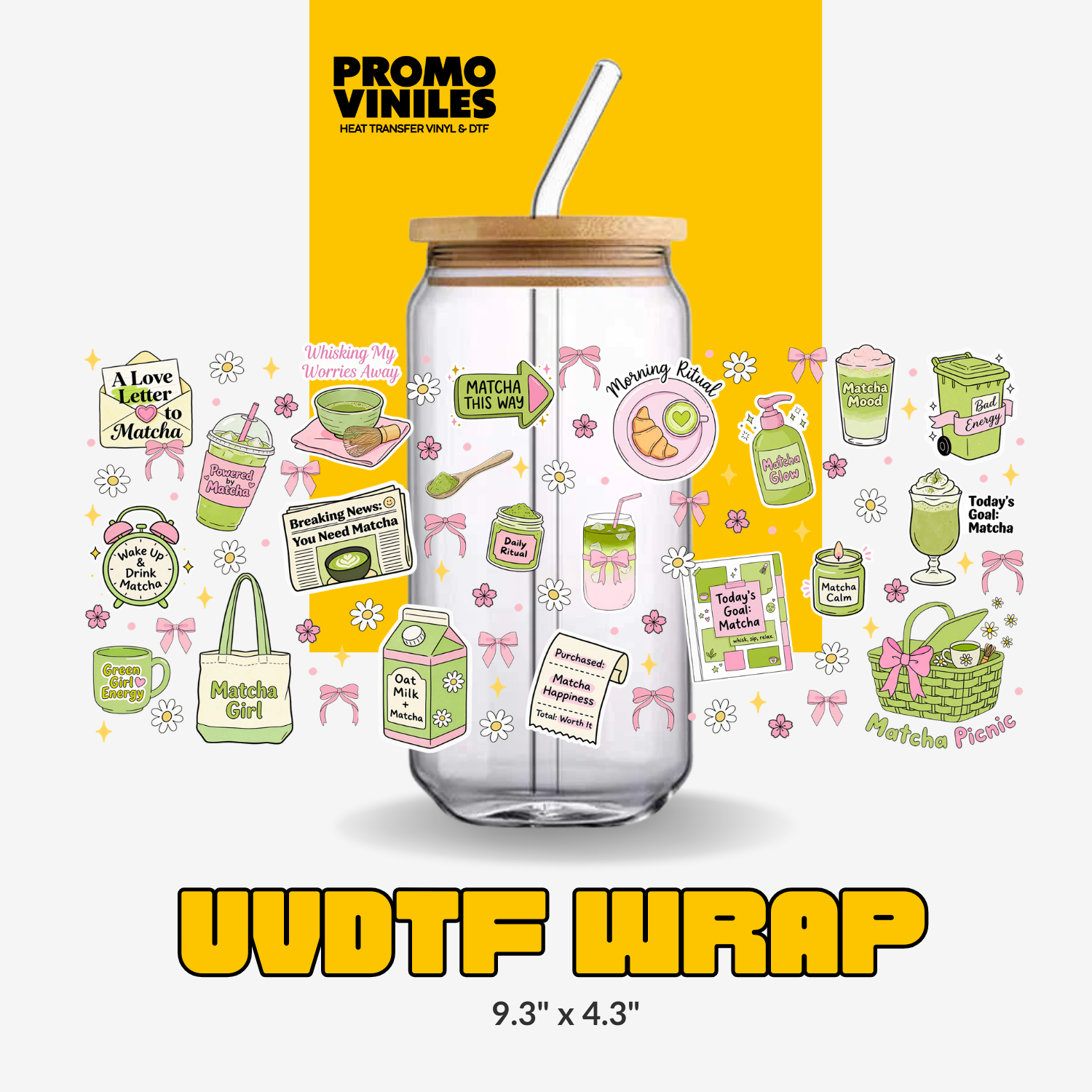 UV DTF Wrap | Matcha