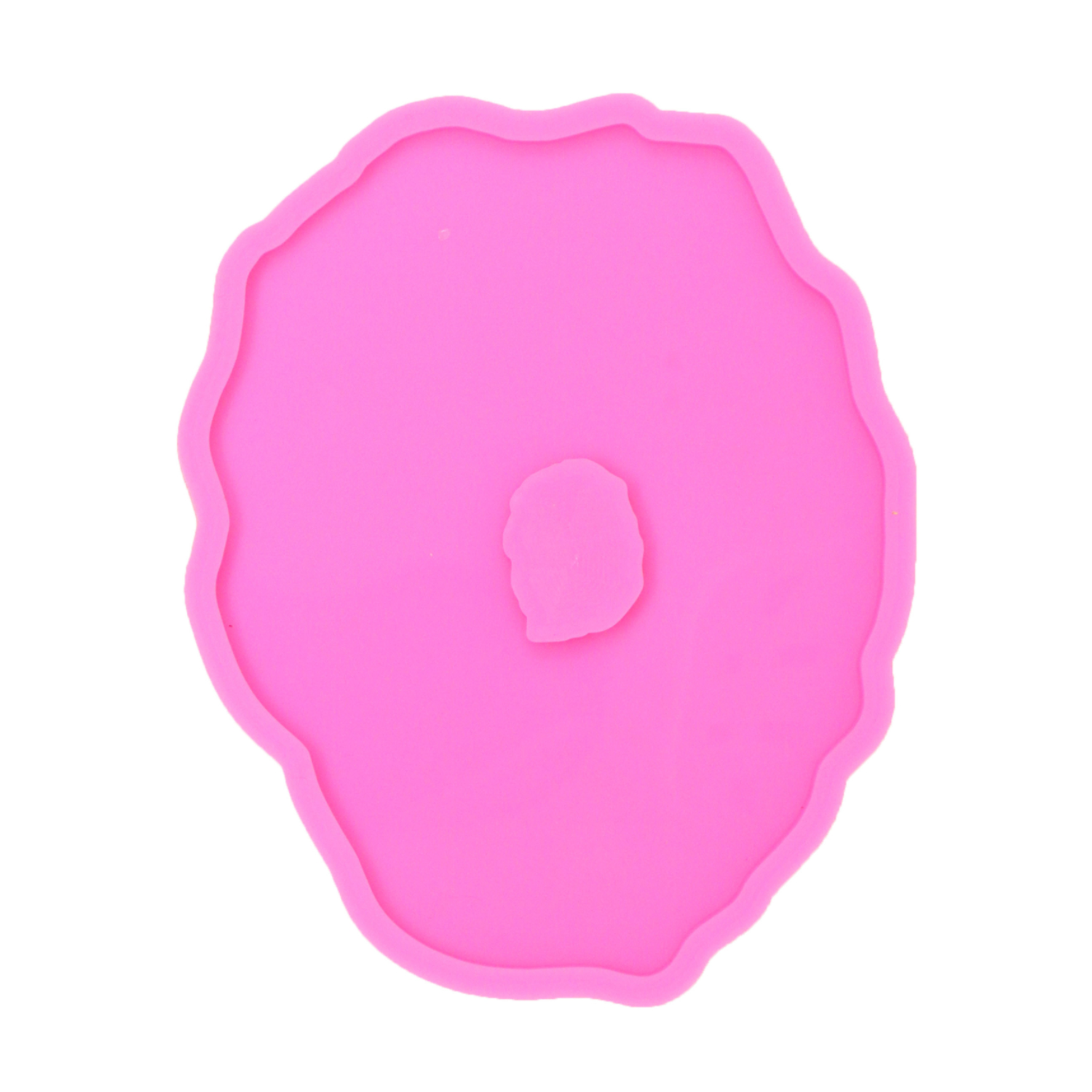 Molde para Resina | Geode Coaster Open Center Mold