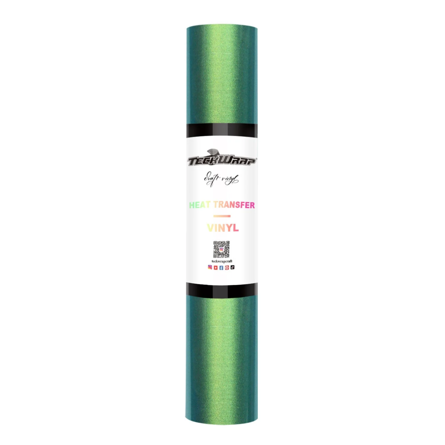 Teckwrap | Vinil Térmico | Gold Charm Green | Ancho 12"