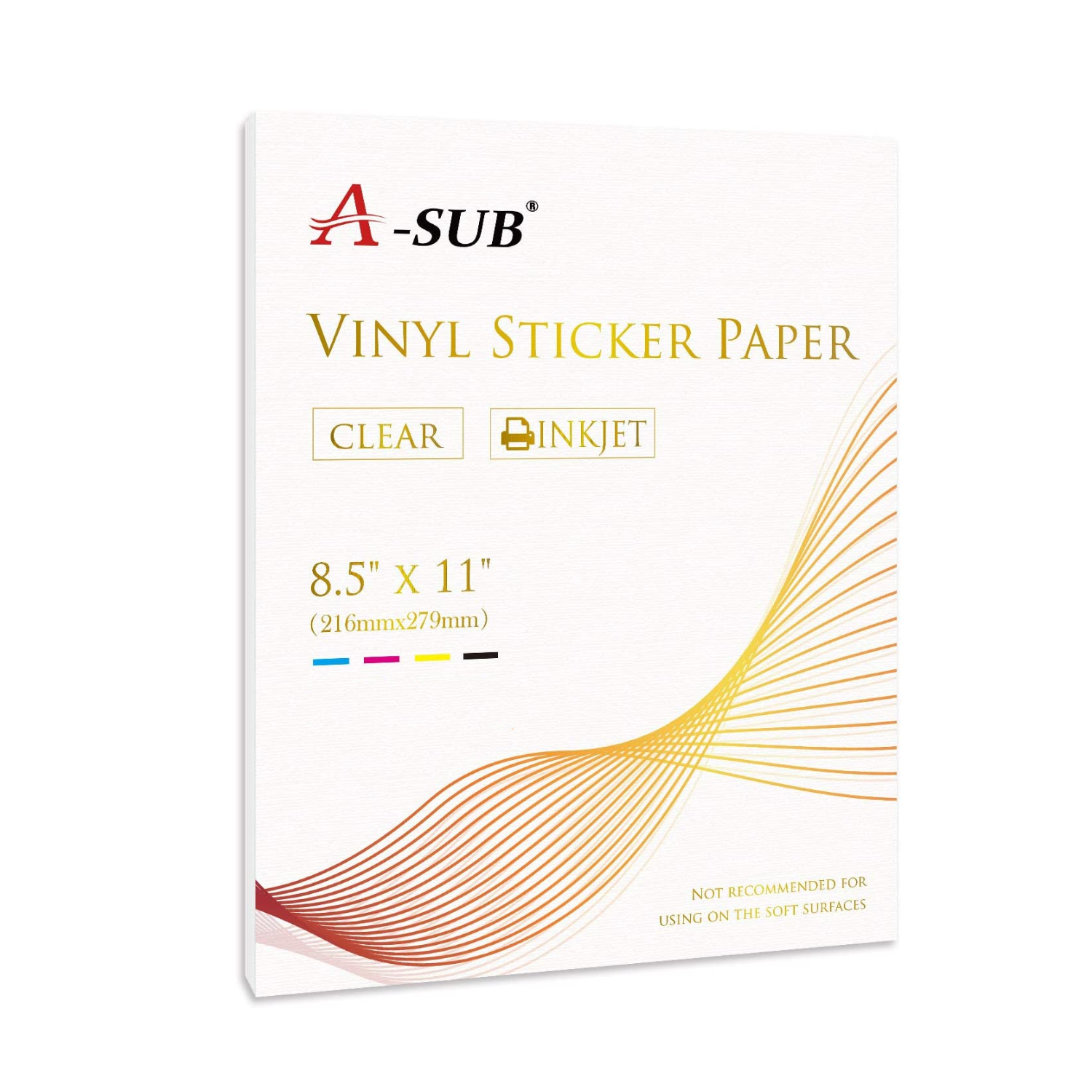 A-SUB | Vinil Adhesivo Imprimible | Inkjet | Glossy Clear