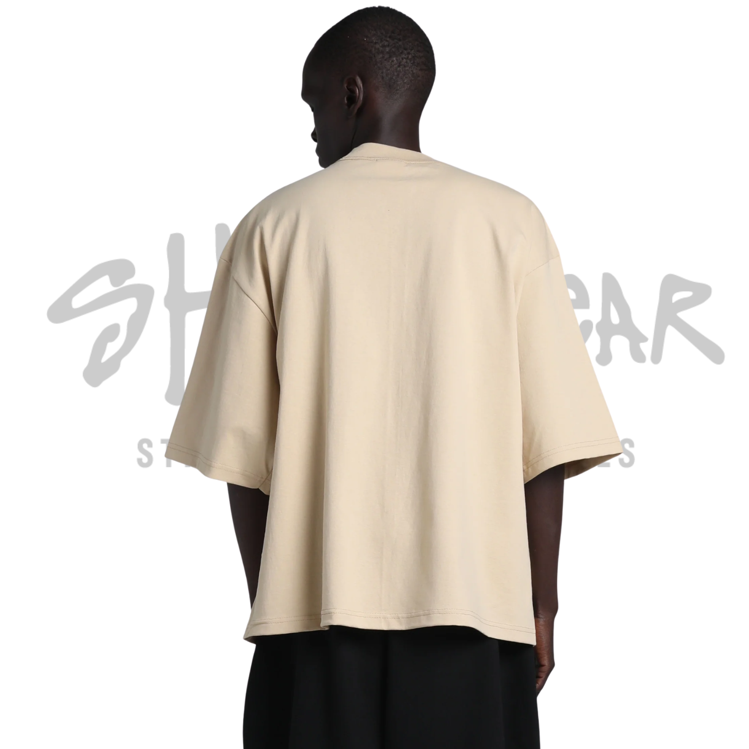 Shaka Wear Max Heavyweight Oversized Tee | Desert Beige | 7.5 oz