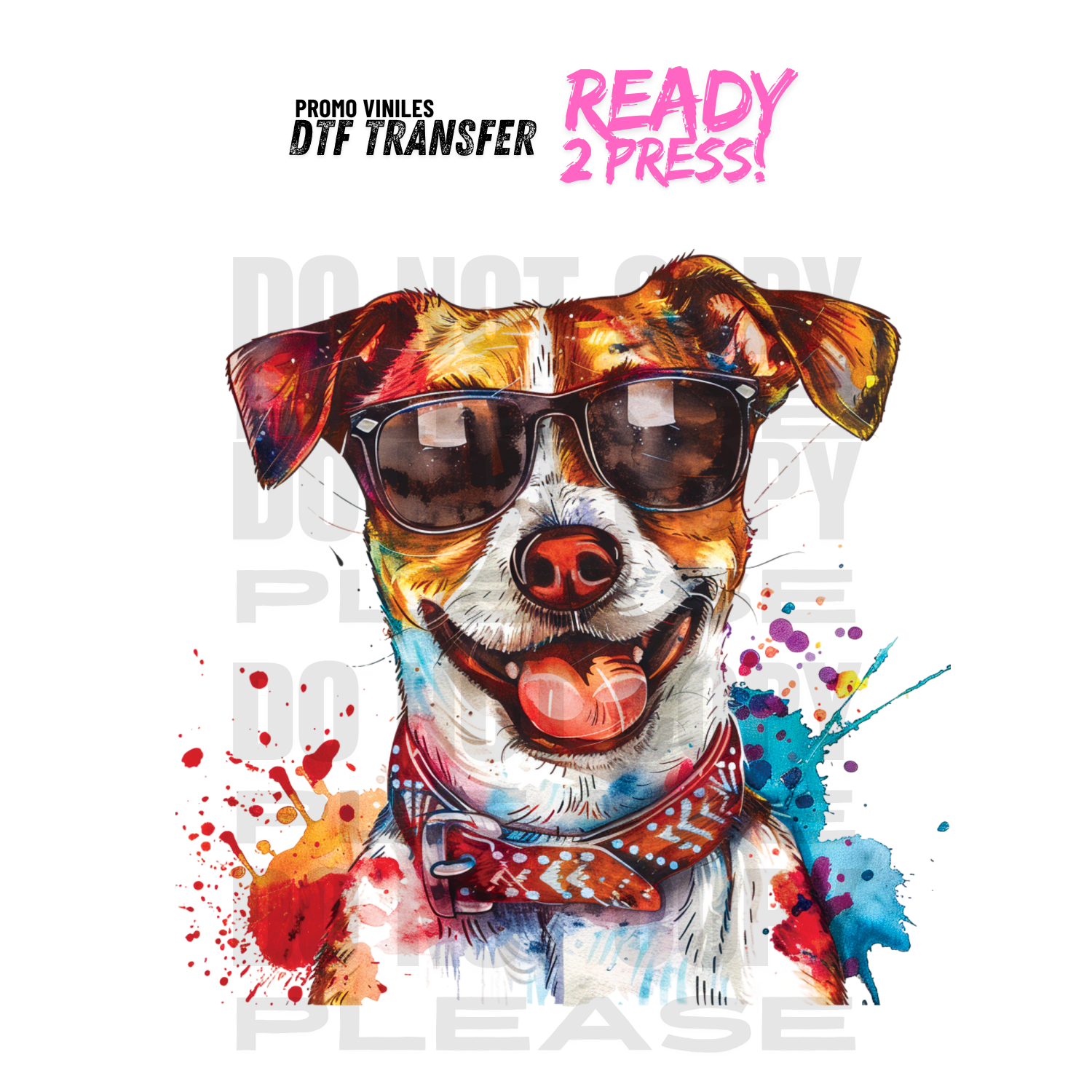 DTF Transfers | Doggy Splash 11