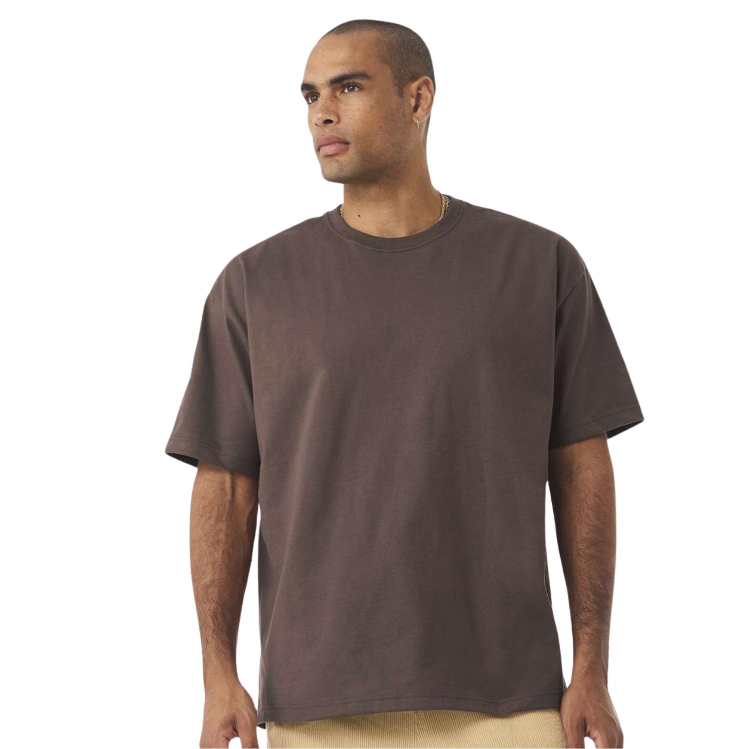 Bella Canvas 4610 Heavyweight Oversize Tee | Cocoa | 7.5 oz | UNISEX