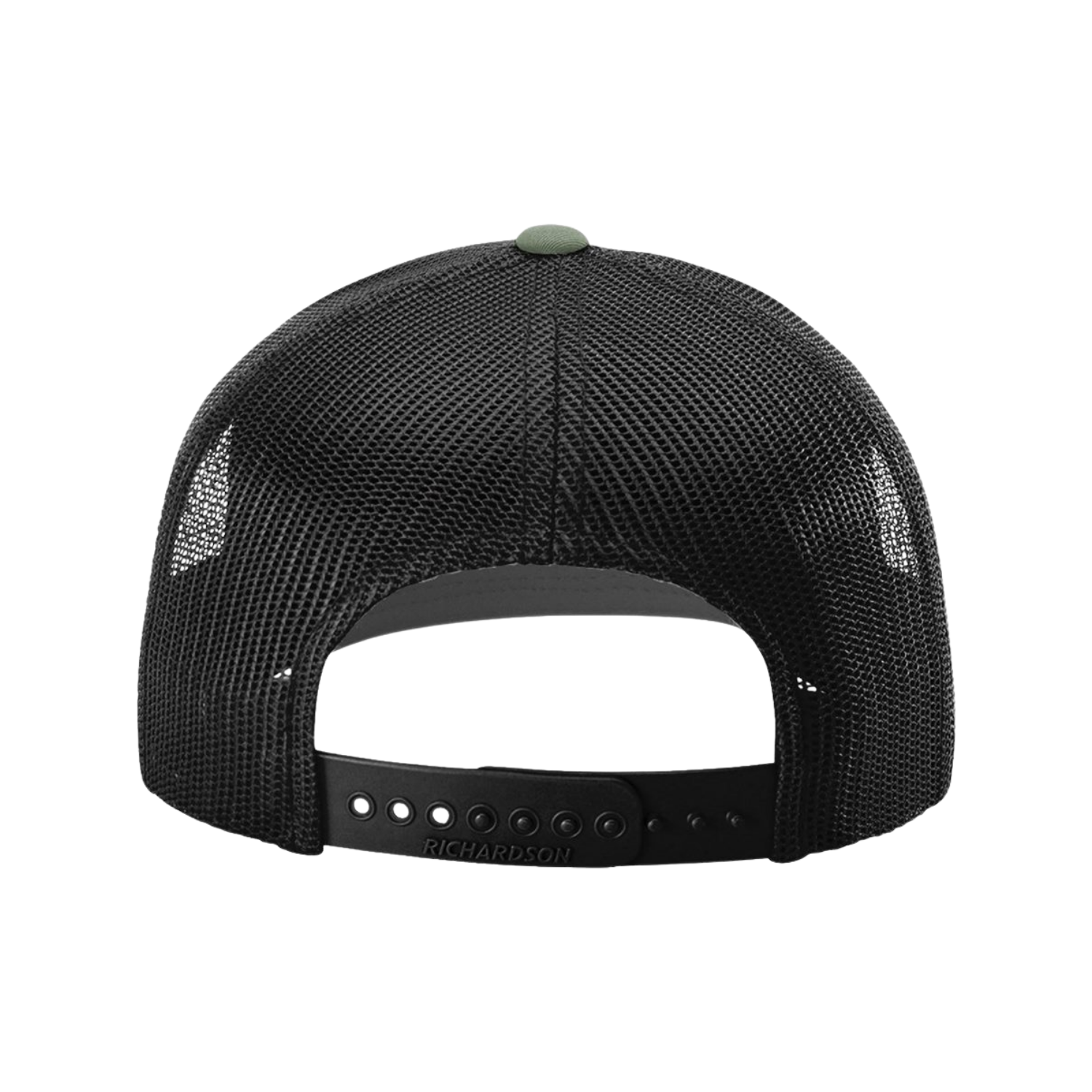 Richardson 112 | Adjustable Snapback Trucker Cap | Cream/ Black/ Loden Green