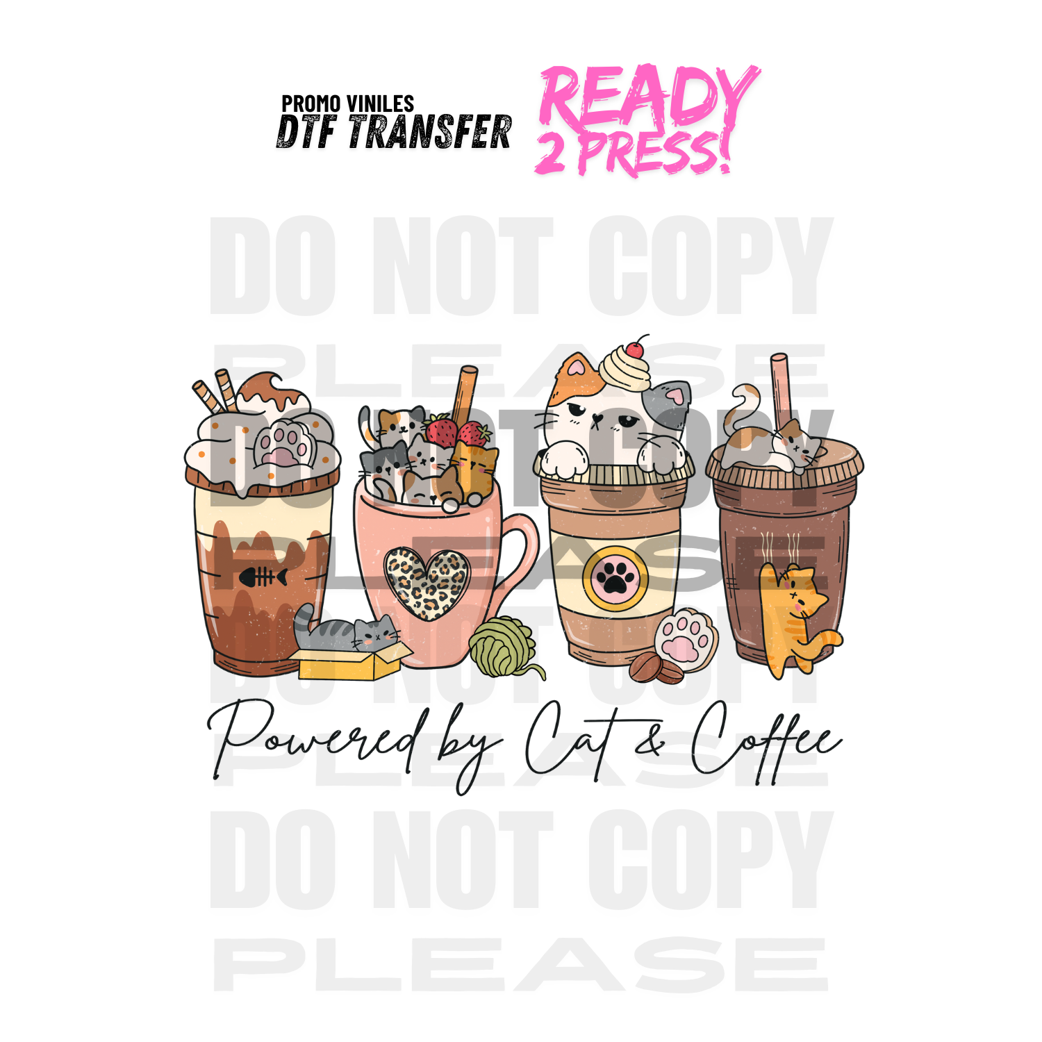 DTF Transfers | Powered by Cat & Coffee