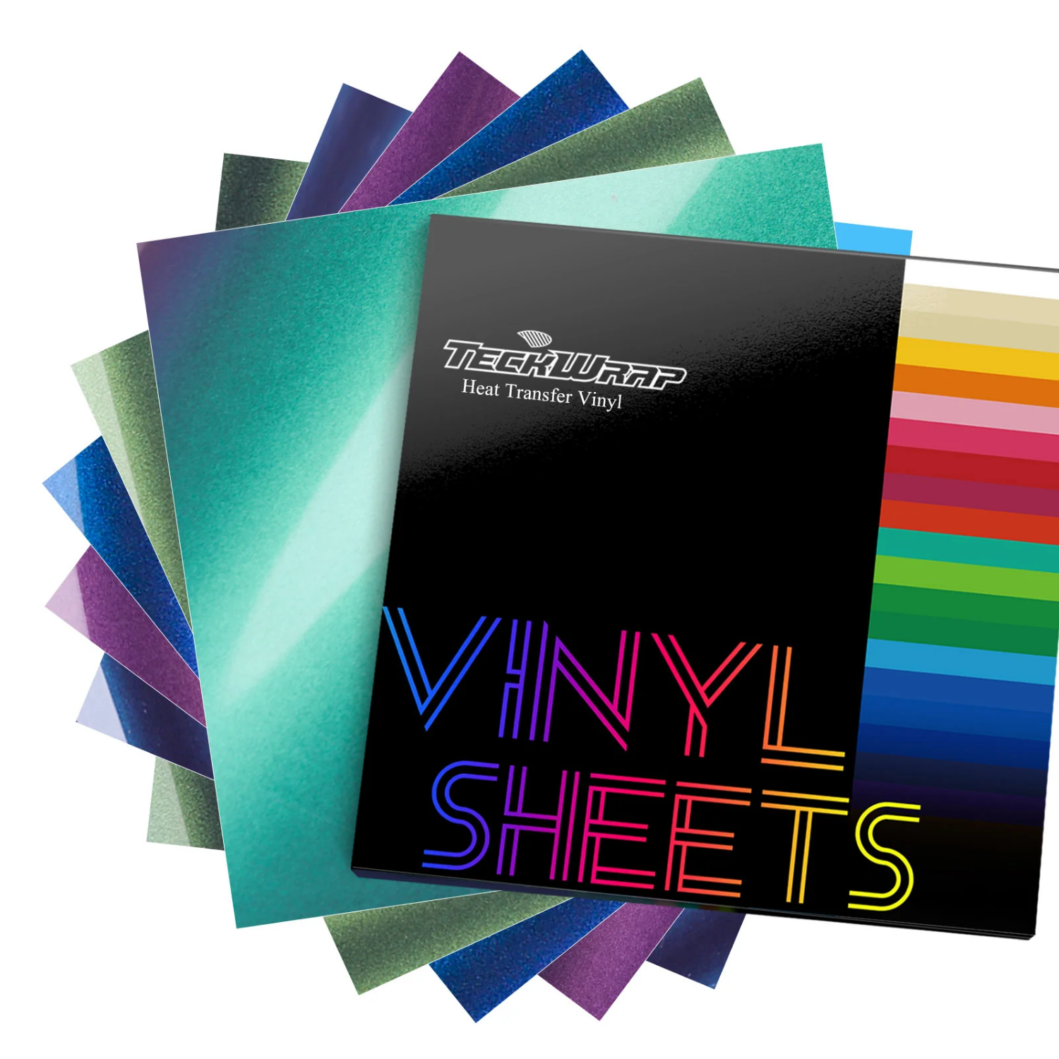 Teckwrap | Vinil Térmico | Chameleon Pack ( 6 Pies ) | Ancho 12"