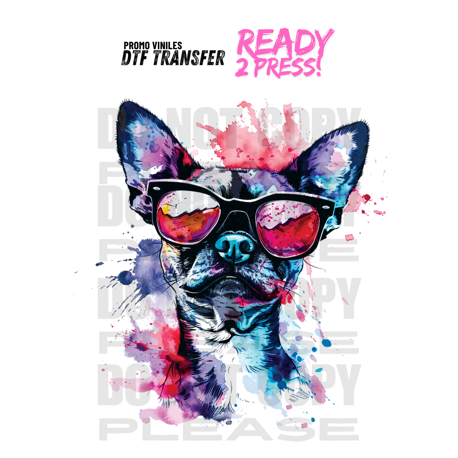 DTF Transfers | Doggy Splash 10