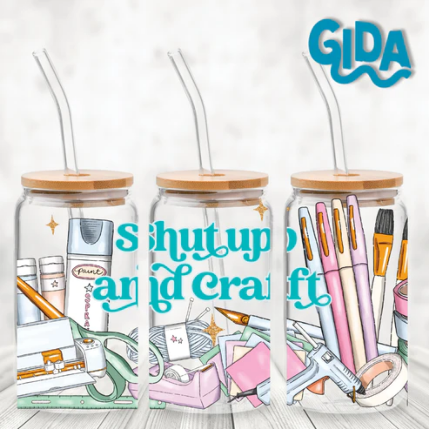 UV DTF Wrap | Shut Up and Craft | 9.5 x 4.33"