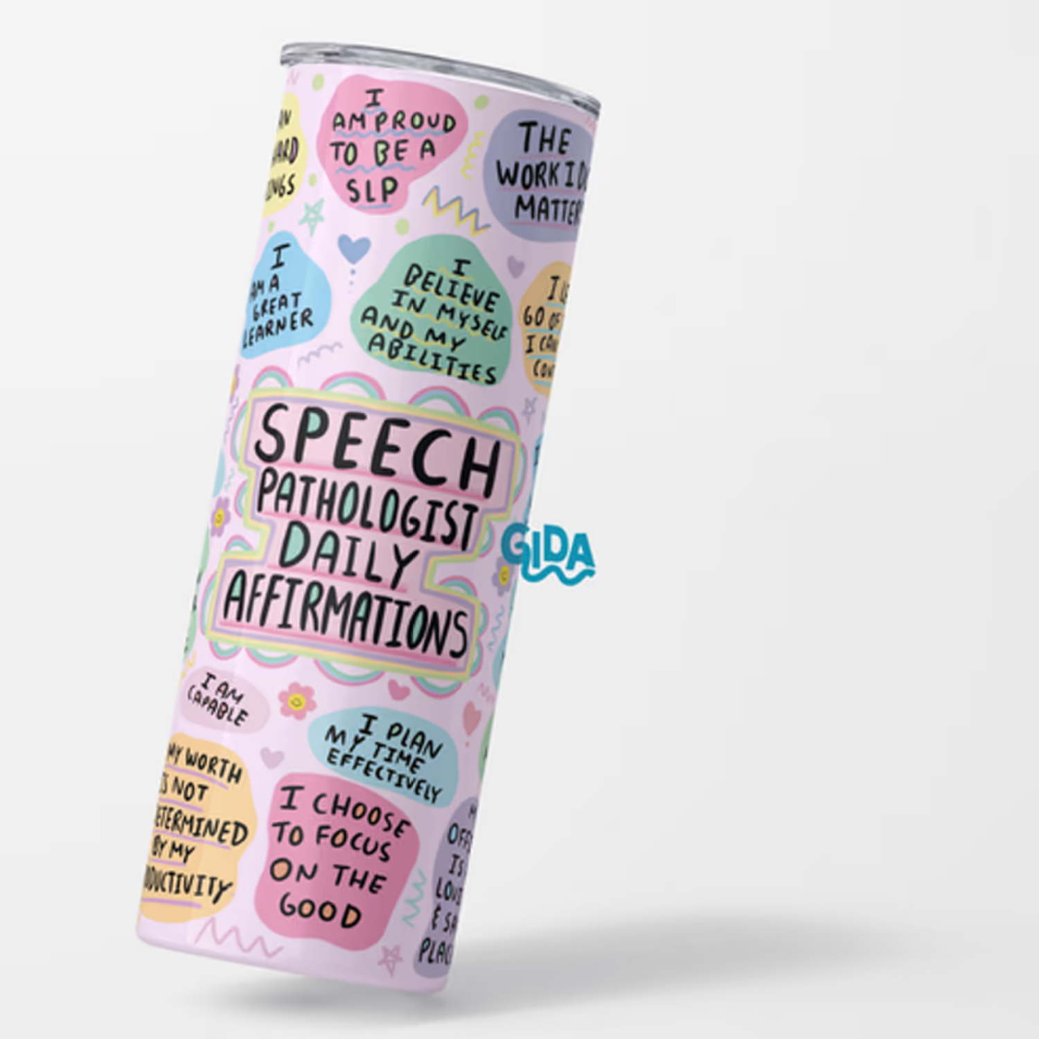 UV DTF Wrap | Speech Pathologist | 20oz Full Wrap