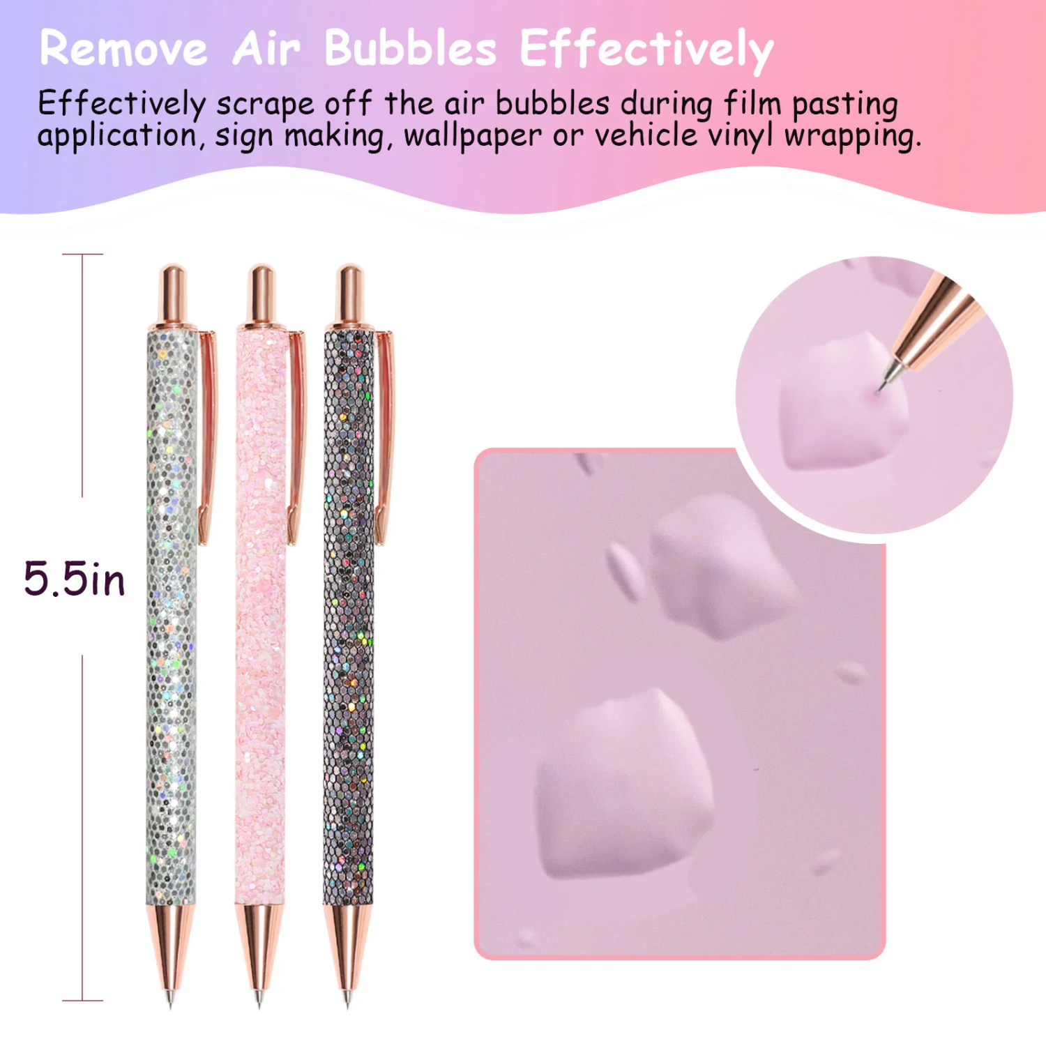 Weeding Pen | Glitter Sparkle White