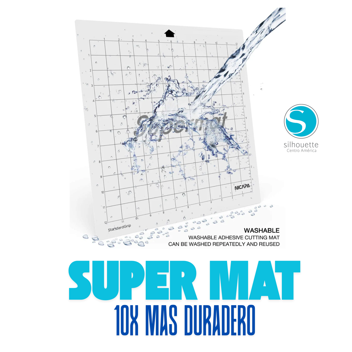 Mat de Corte | Nicapa para Cameo | 12"x12" | SUPERMAT