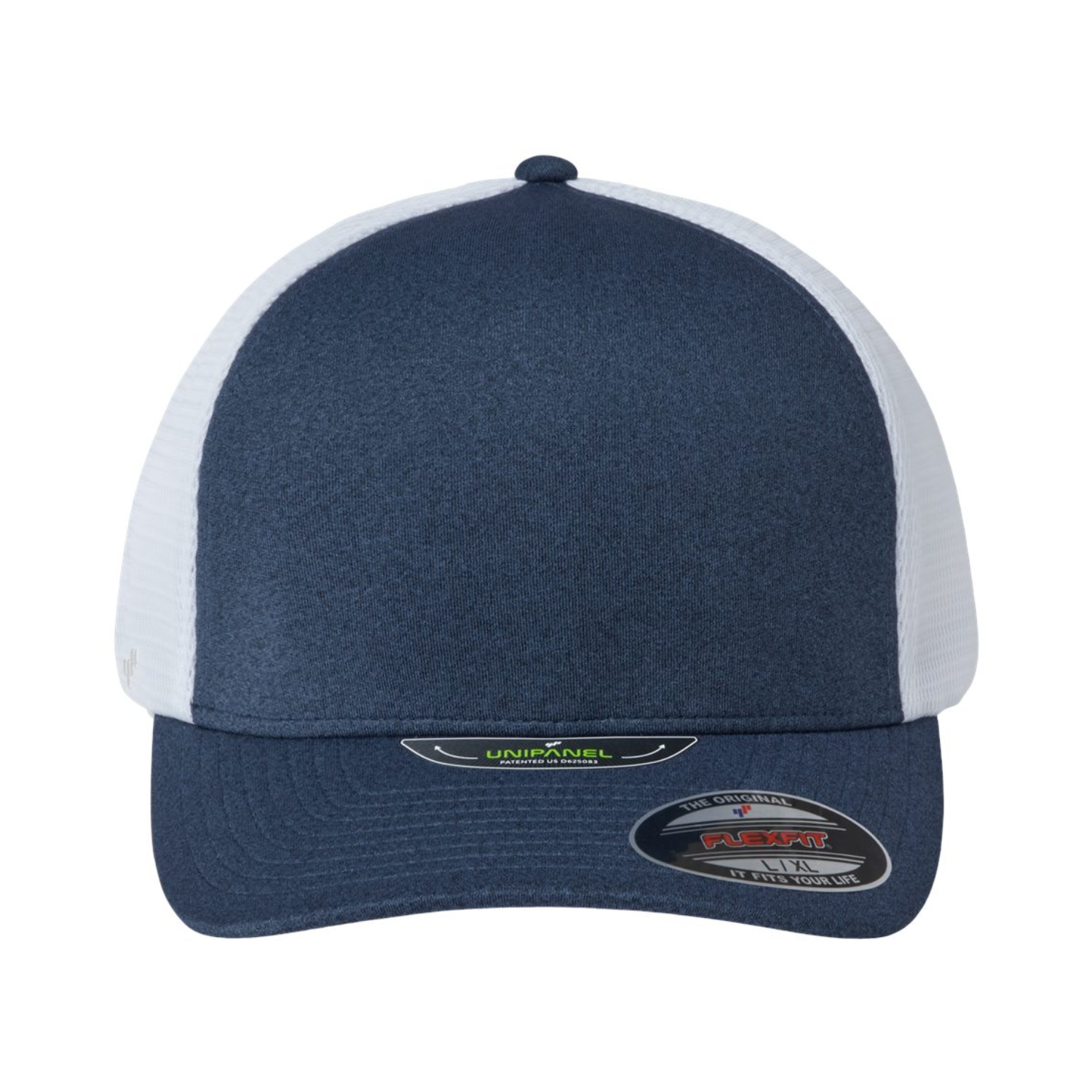 Flexfit 5511UP | Unipanel Trucker Cap | Melange Navy/ White