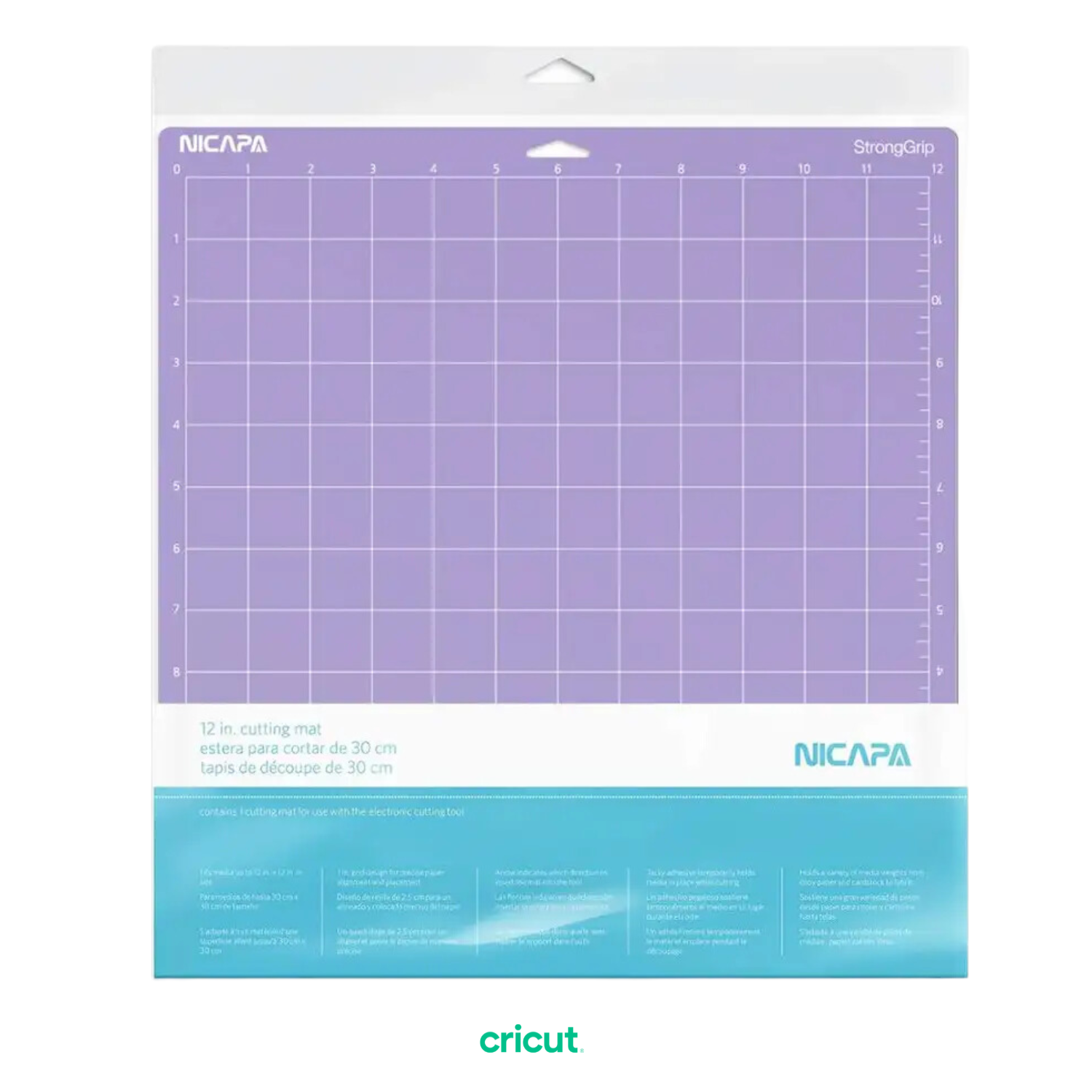 Mat de Corte | Nicapa para Cricut | 12"x12" | Strong Grip