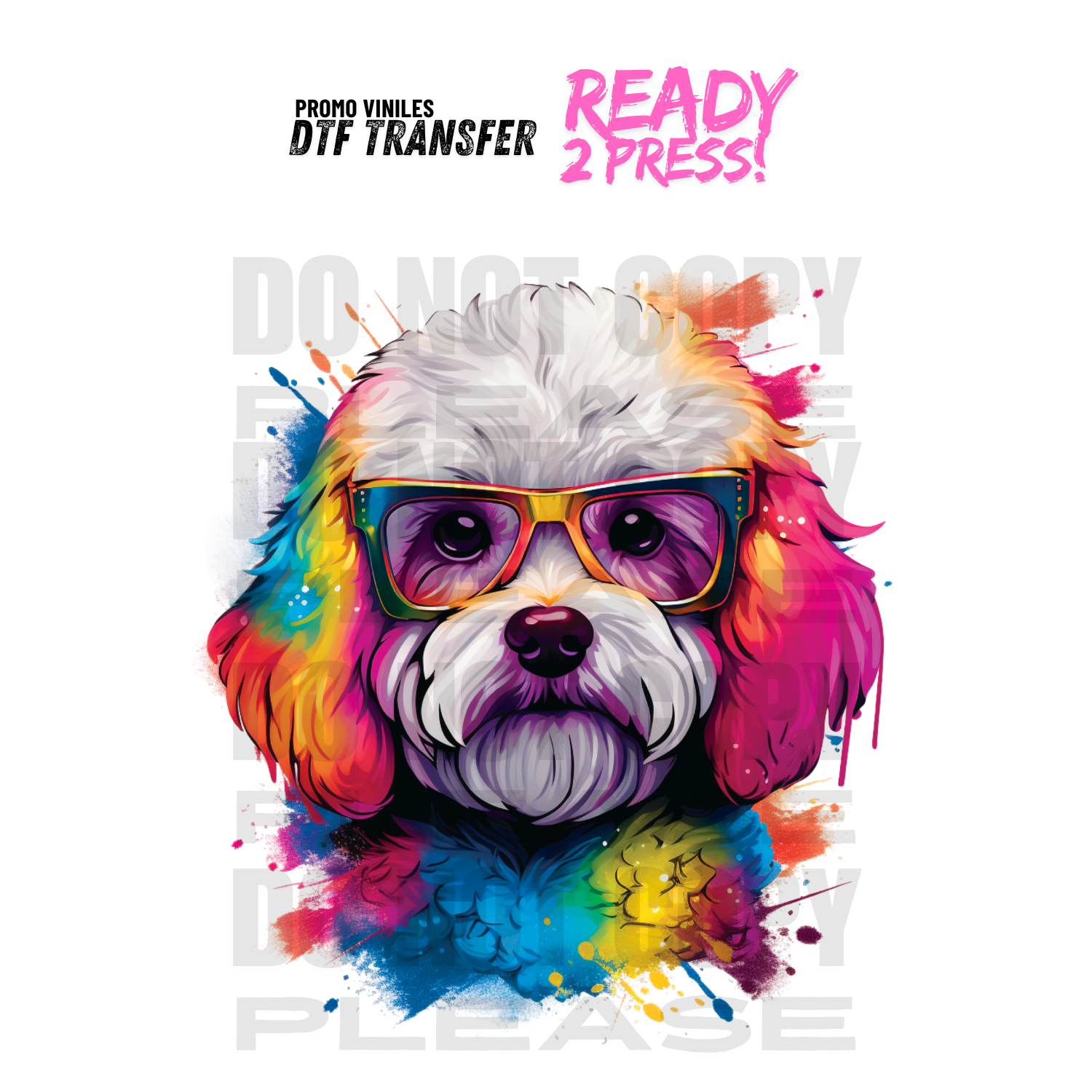 DTF Transfers | Doggy Splash 8