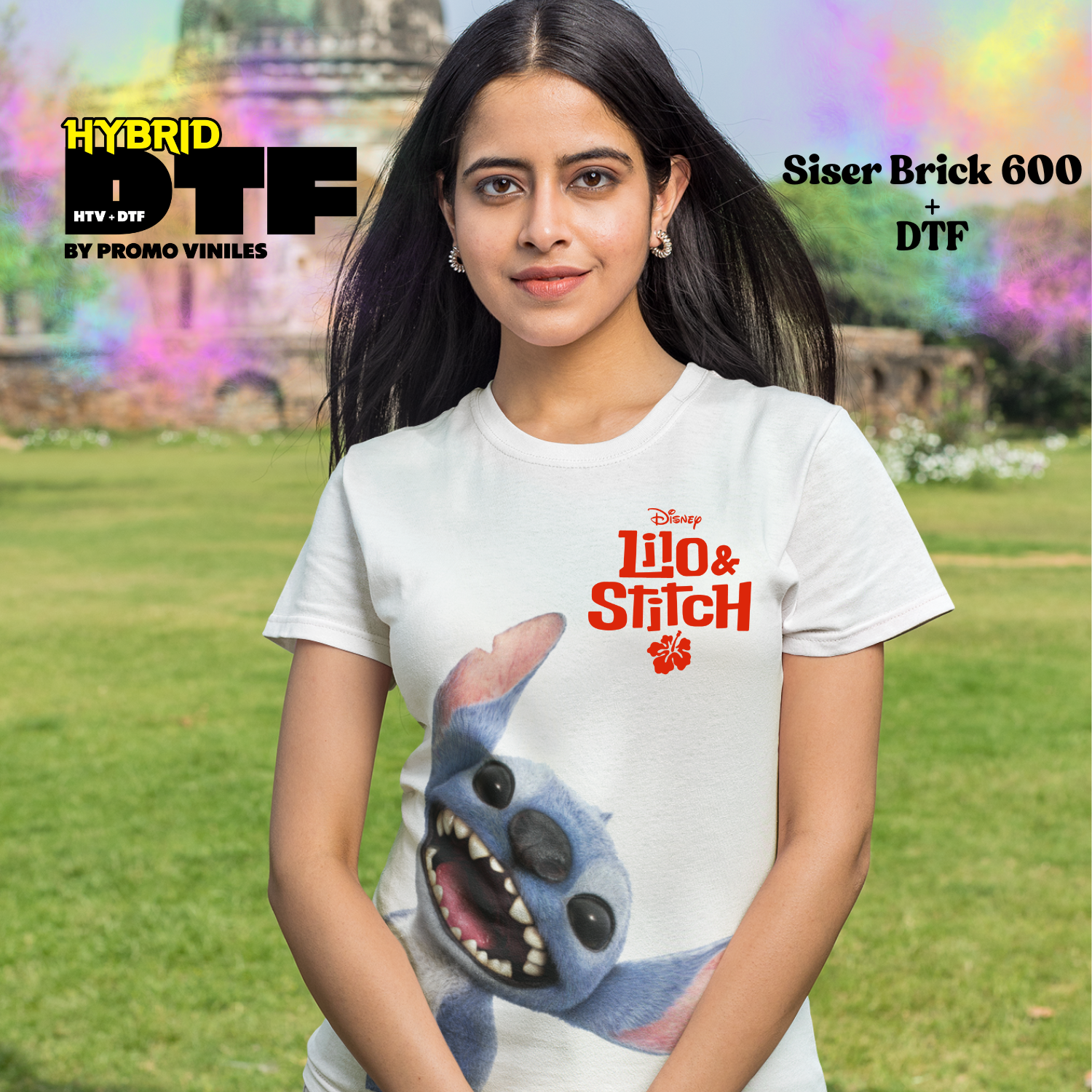 Hybrid DTF | Stitchy Side | Brick 600