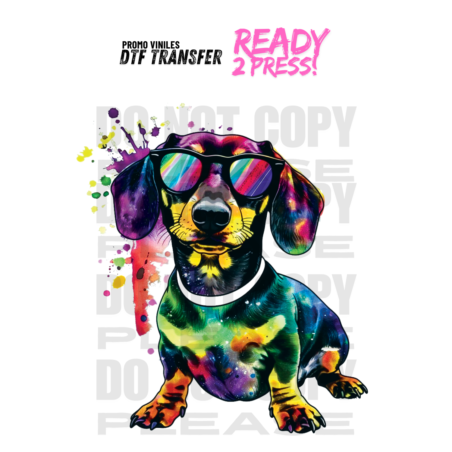 DTF Transfers | Doggy Splash 4
