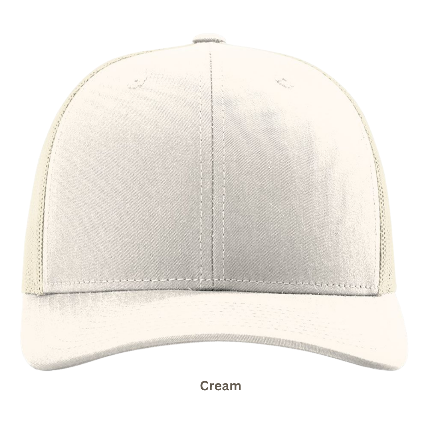 Richardson 112 | Adjustable Snapback Trucker Cap | Cream