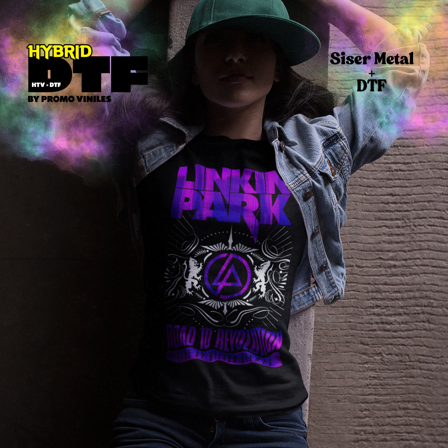 Hybrid DTF | Linkin Park | Siser Metal Purple