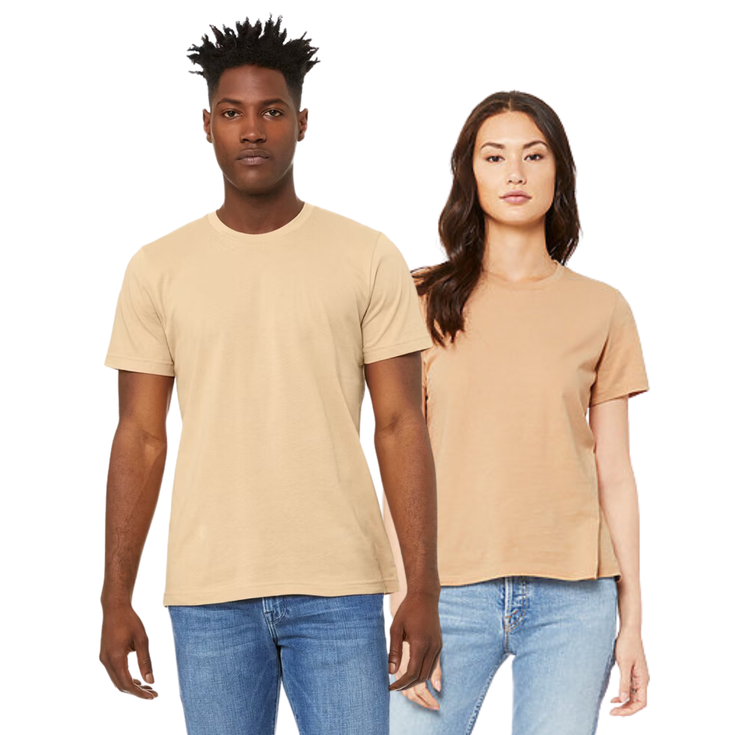 Bella Canvas 3001CVC | Heather Sand Dune | UNISEX