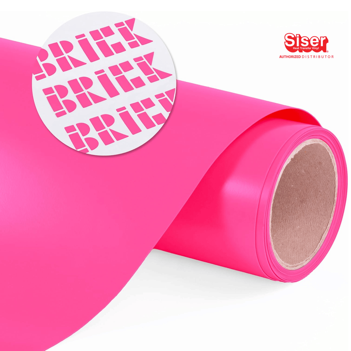 Siser Brick® 600 Vinil Textil Térmico | Fluorescent Pink | Ancho 20"