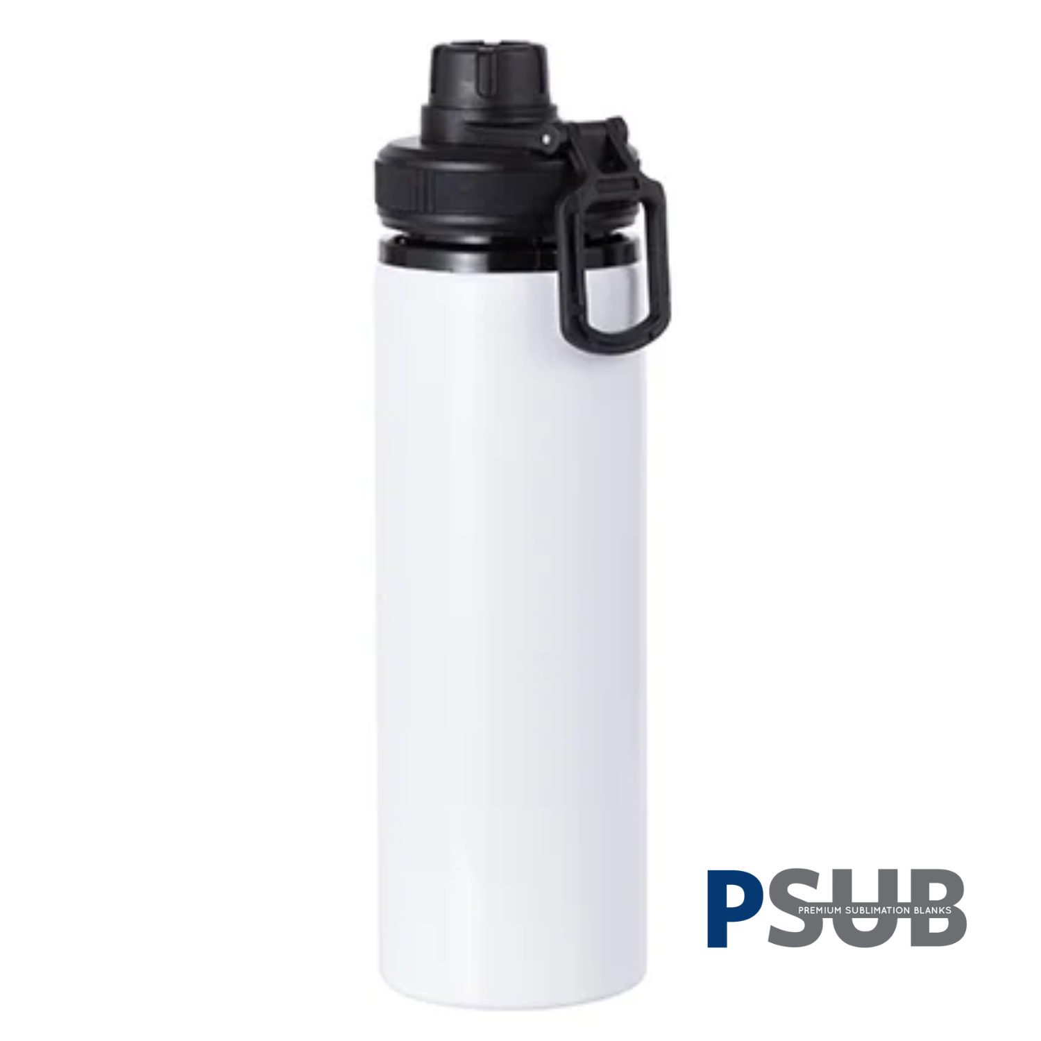 Botella de Agua con Tapa | Aluminio | 28 oz | Negro