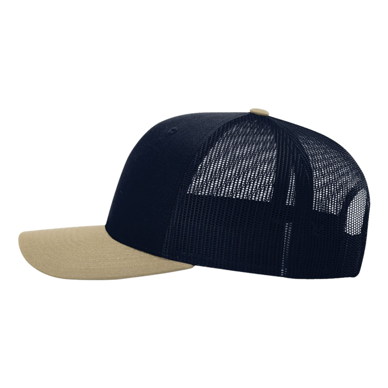 Richardson 112 | Adjustable Snapback Trucker Cap | Navy/ Khaki CMB