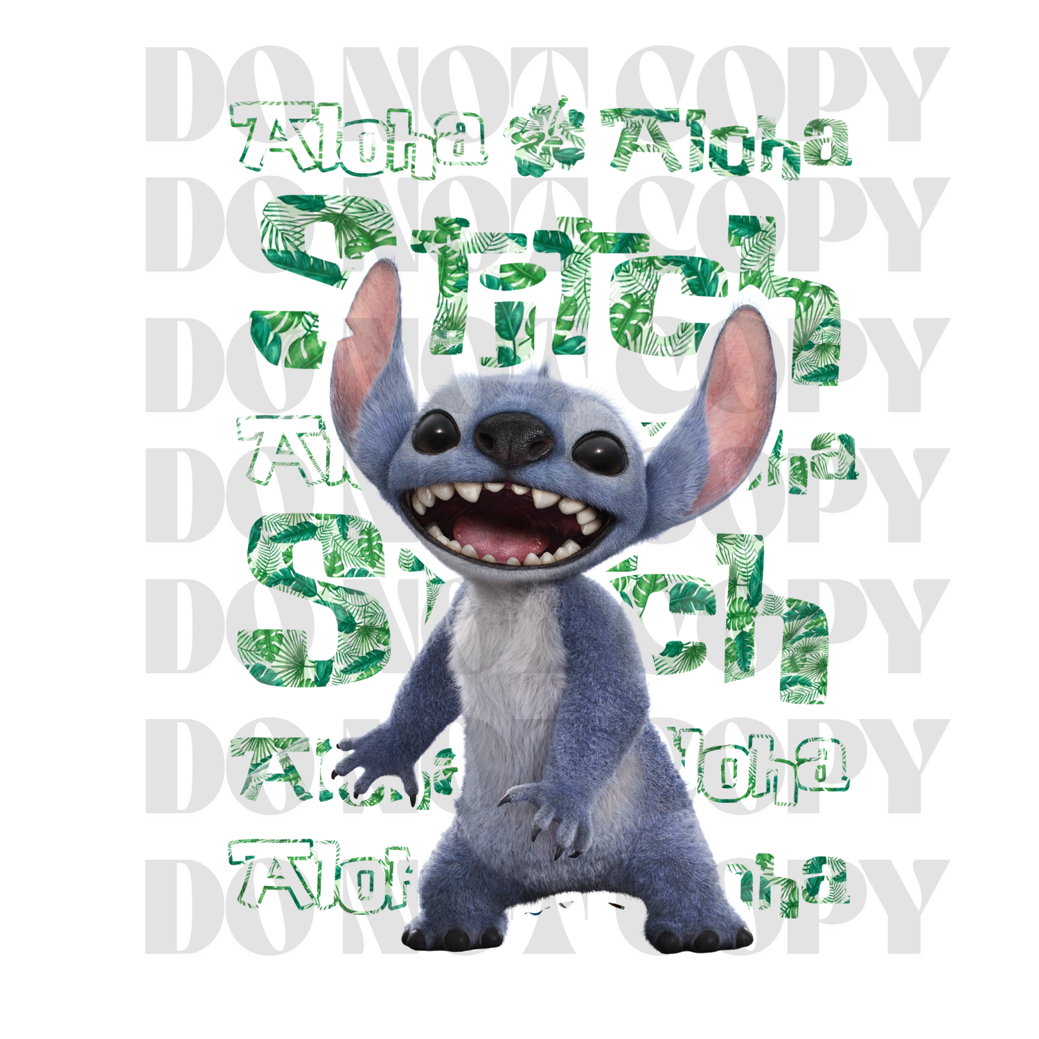 Hybrid DTF | Stitchy | EasyPatterns Tropical Leaves