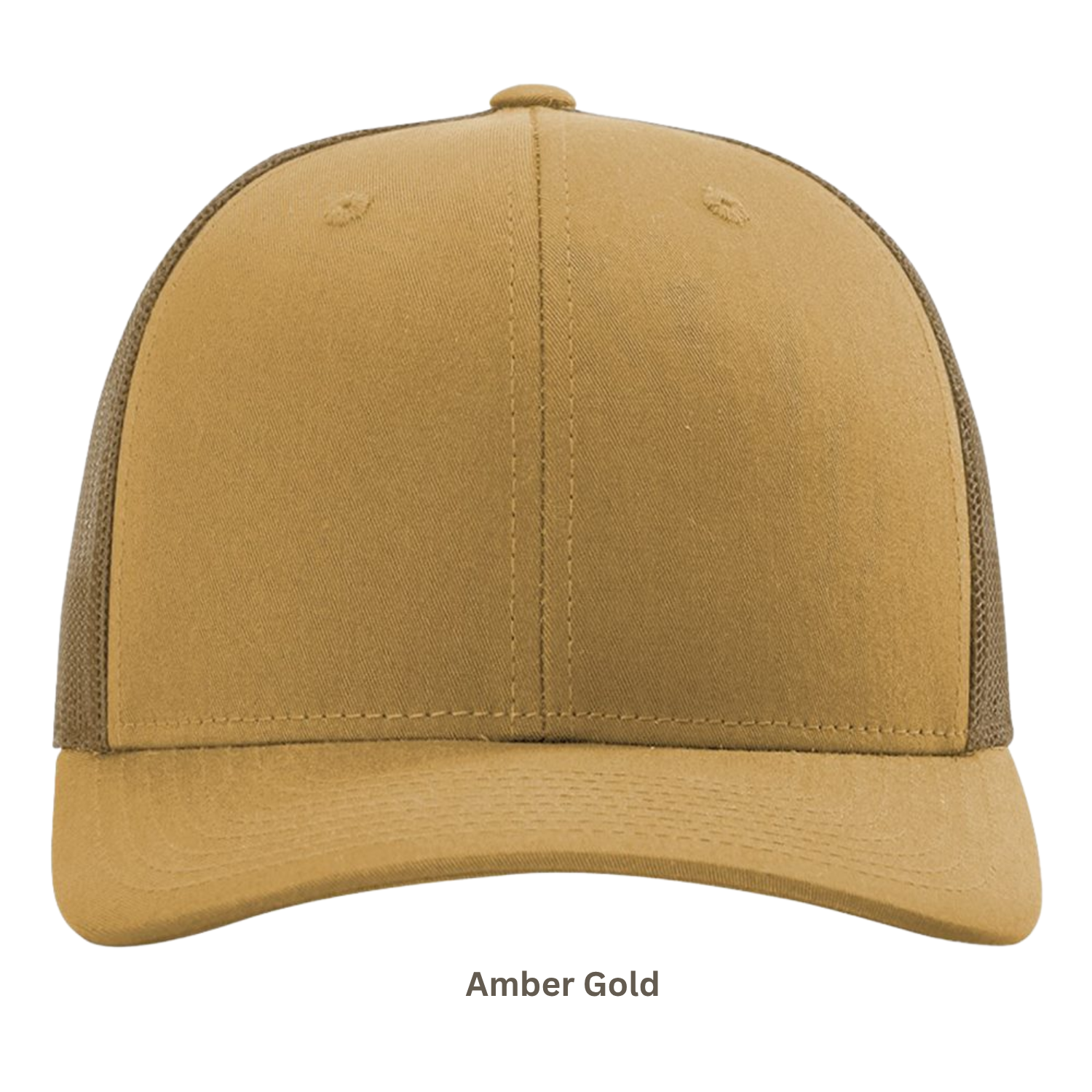 Richardson 112 | Adjustable Snapback Trucker Cap | Amber Gold