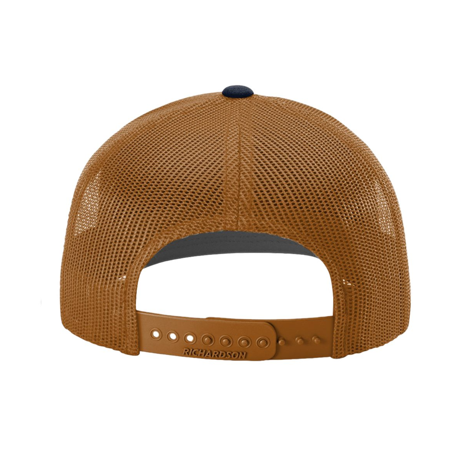 Richardson 112 | Adjustable Snapback Trucker Cap | Navy/ Carmel