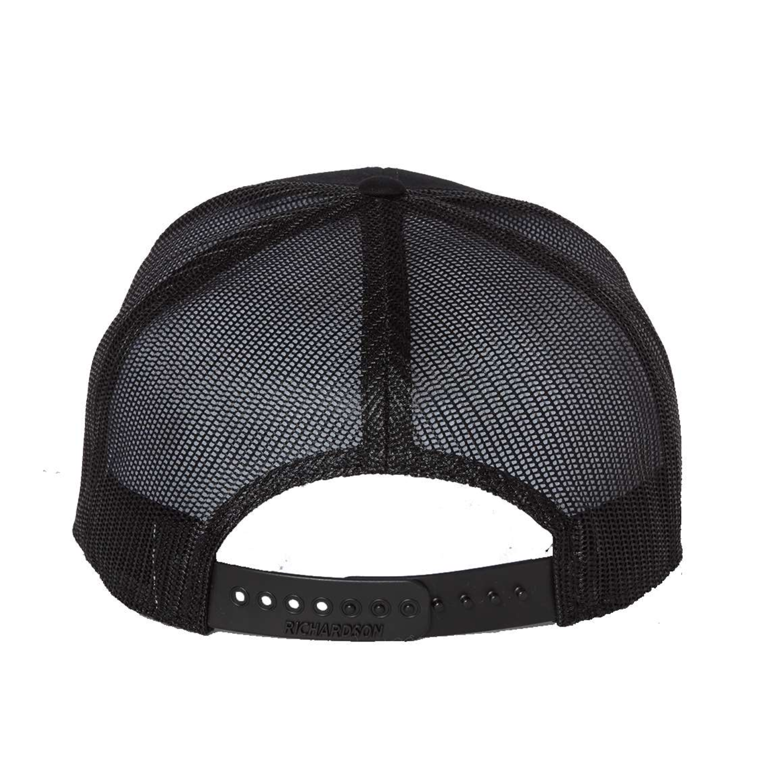 Richardson 168 | Seven Panel Trucker Cap | Black