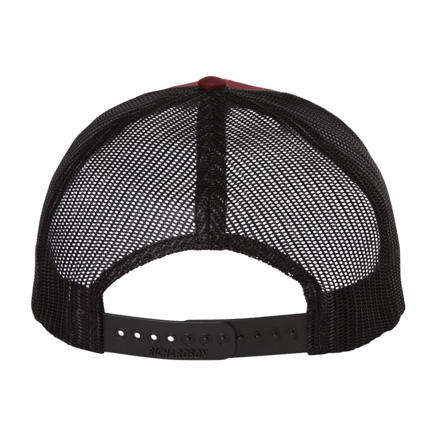 Richardson 112 | Adjustable Snapback Trucker Cap | Cardinal/ Black