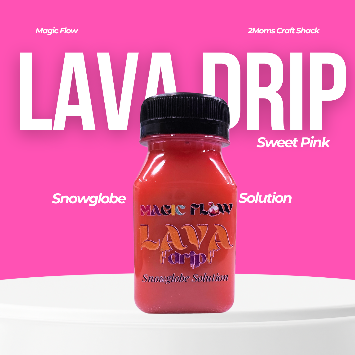 Magic Flow™ Lava Drip + Mineral Oil Kit | Sweet Pink