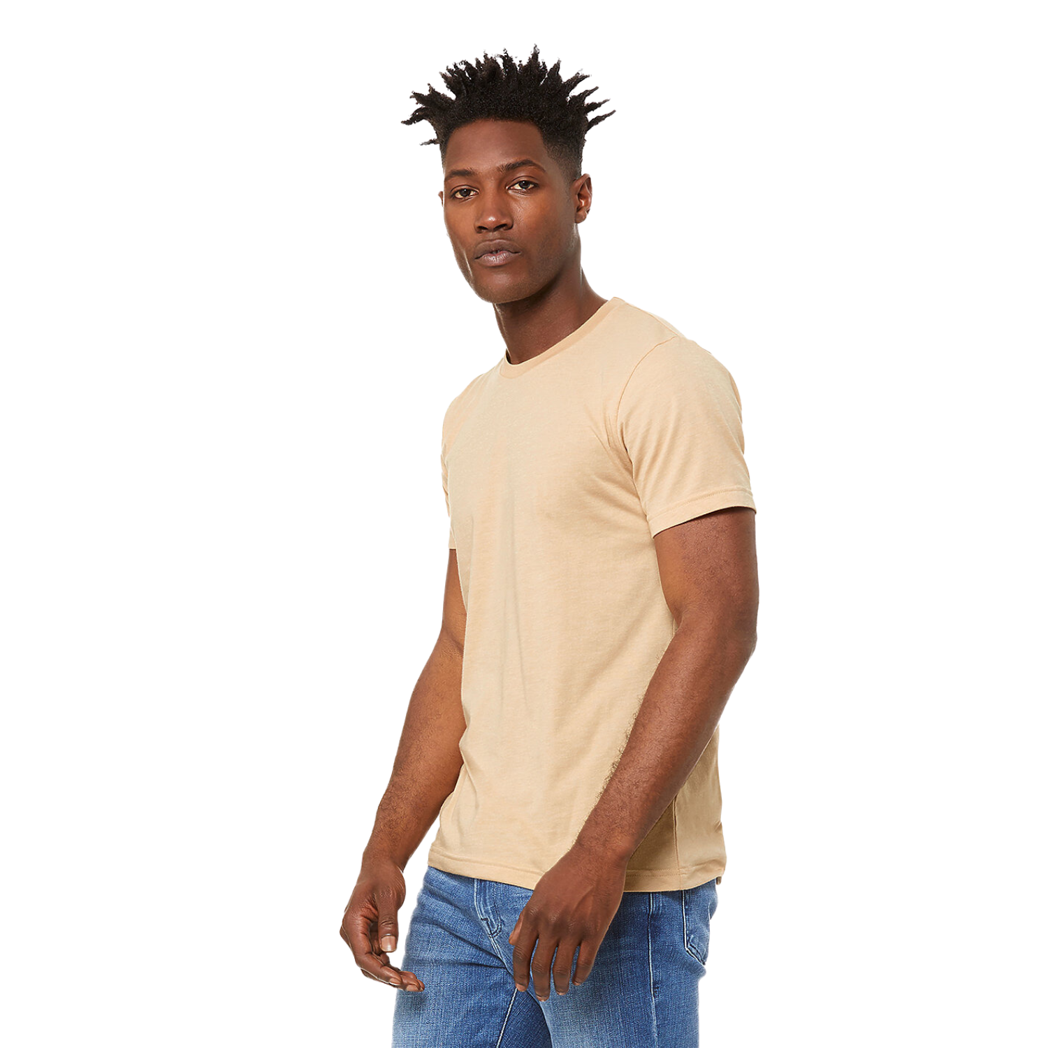 Bella Canvas 3001CVC | Heather Sand Dune | UNISEX