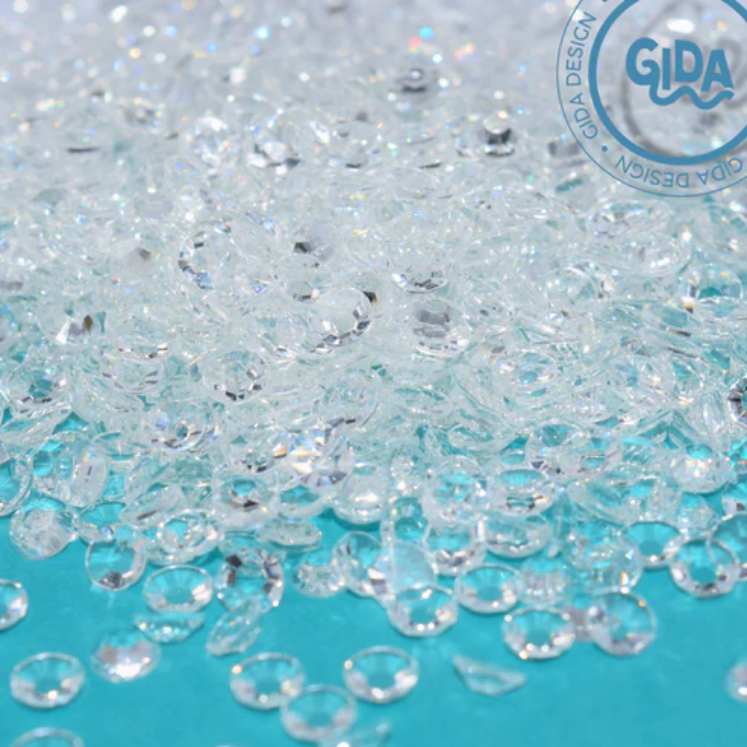 Flat Back Rhinestones | 5mm Transparent | 5.000 pcs