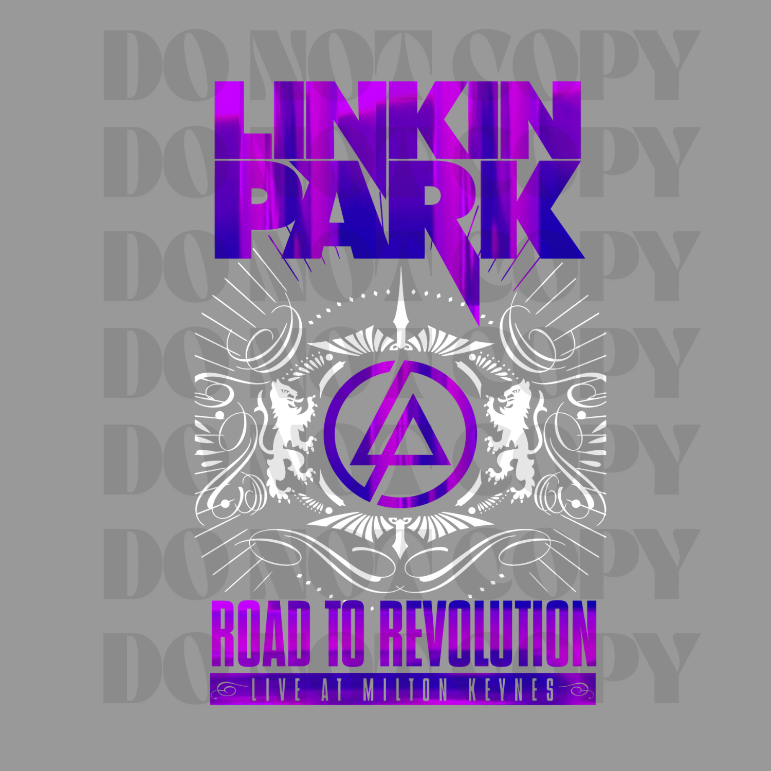 Hybrid DTF | Linkin Park | Siser Metal Purple