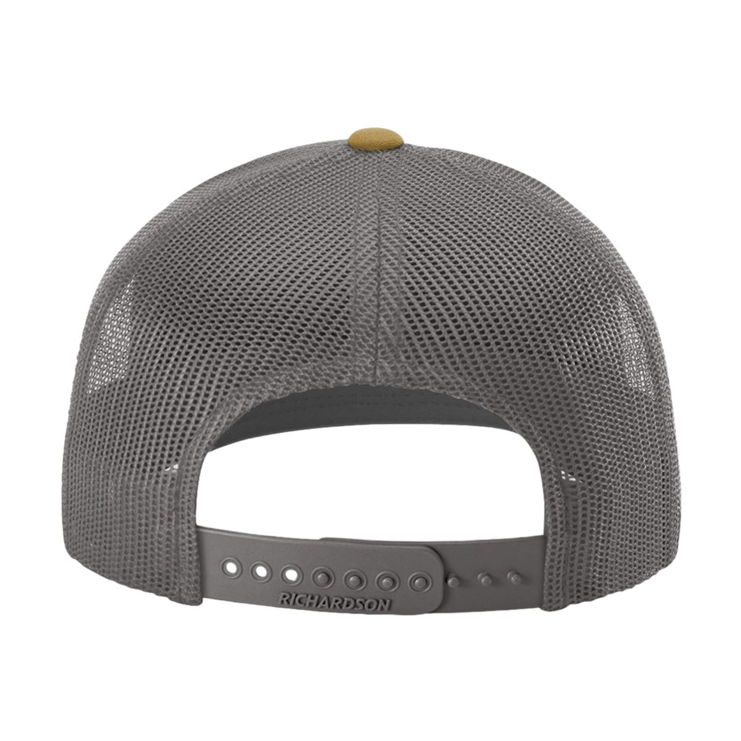 Richardson 112 | Adjustable Snapback Trucker Cap | Mink Beige/ Charcoal/ Amber Gold