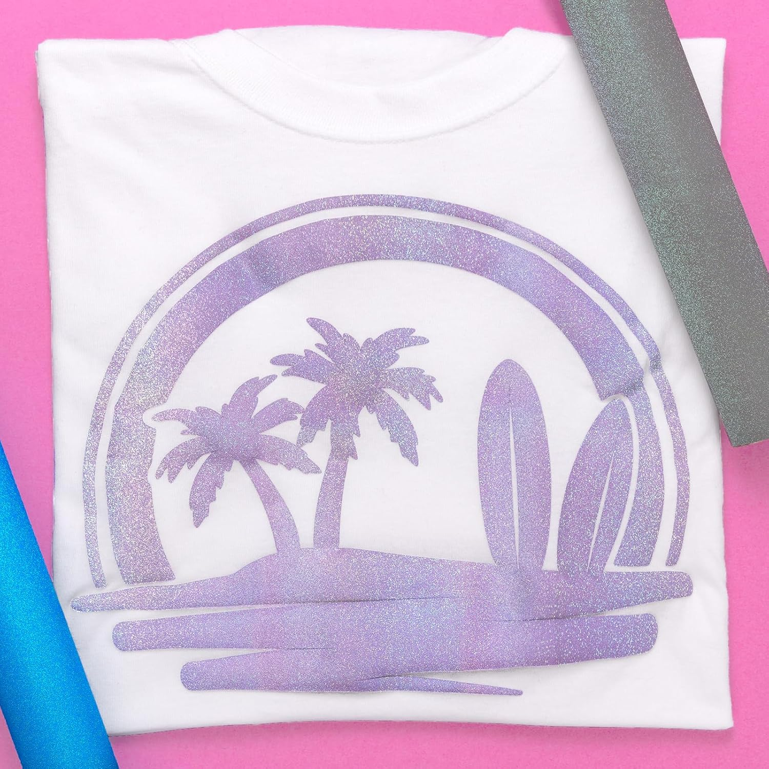Siser EasyPuff Glitter Vinil Textil Térmico | Pastel Lilac | Ancho 12"
