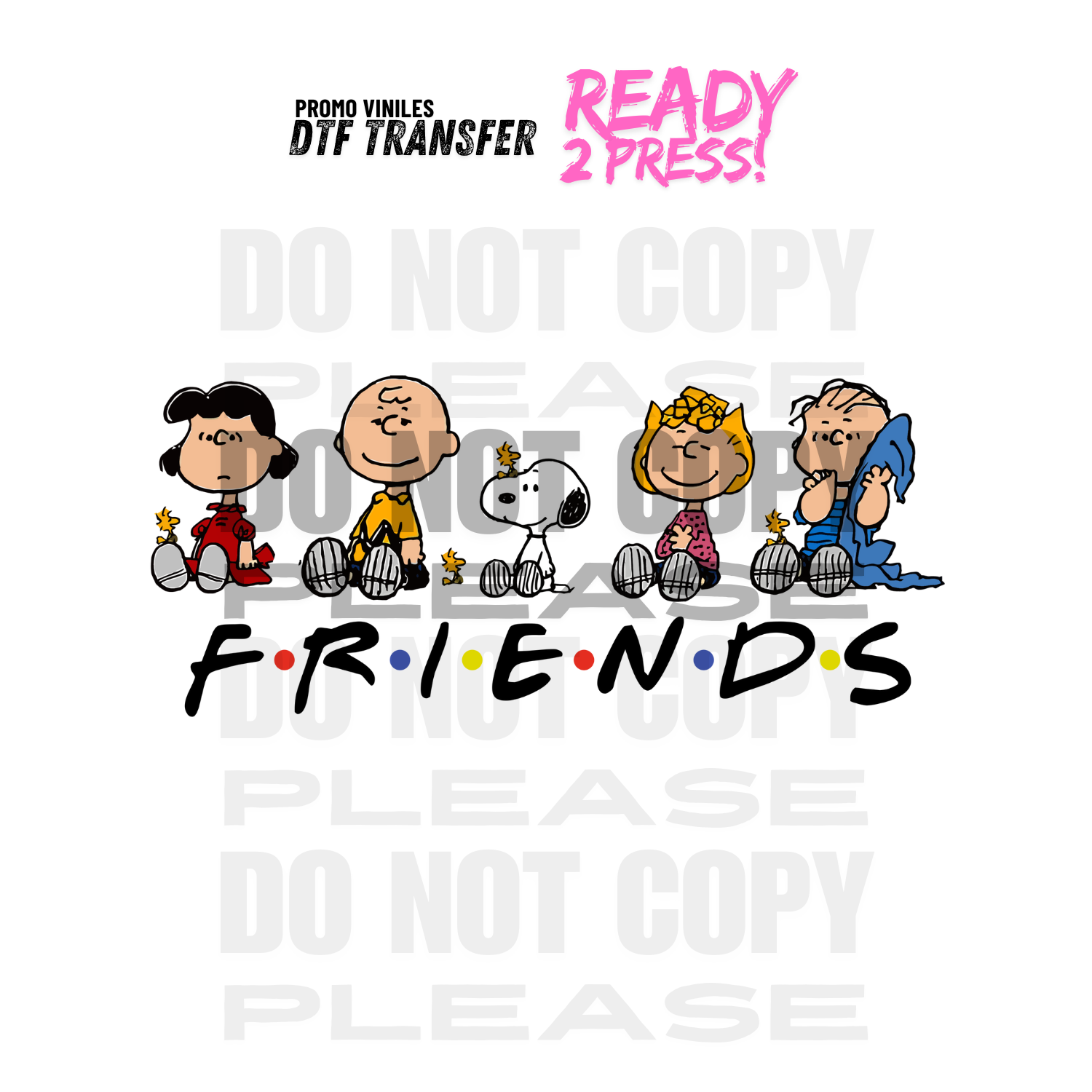 DTF Transfers | Friends Beagle