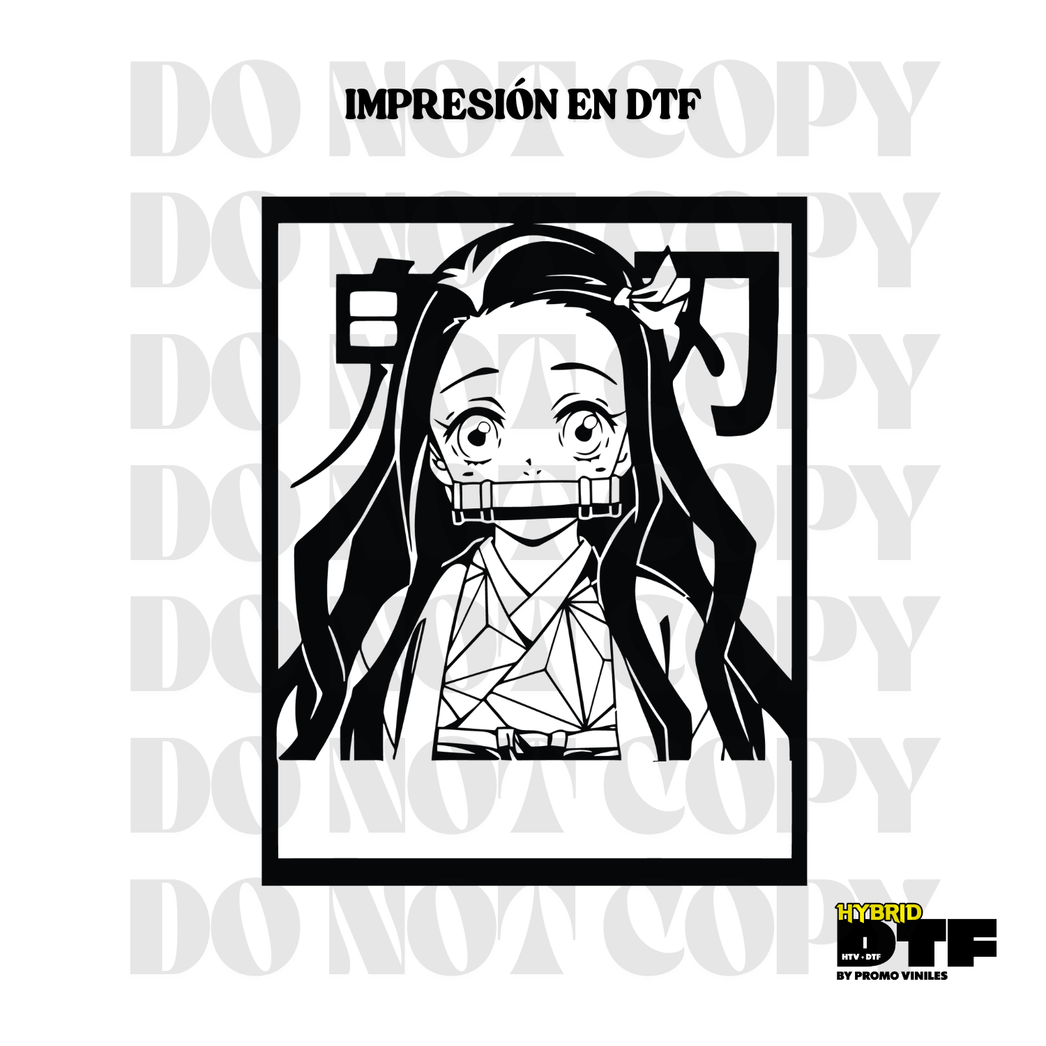 Hybrid DTF | Nezuko | Twinkle Fucsia