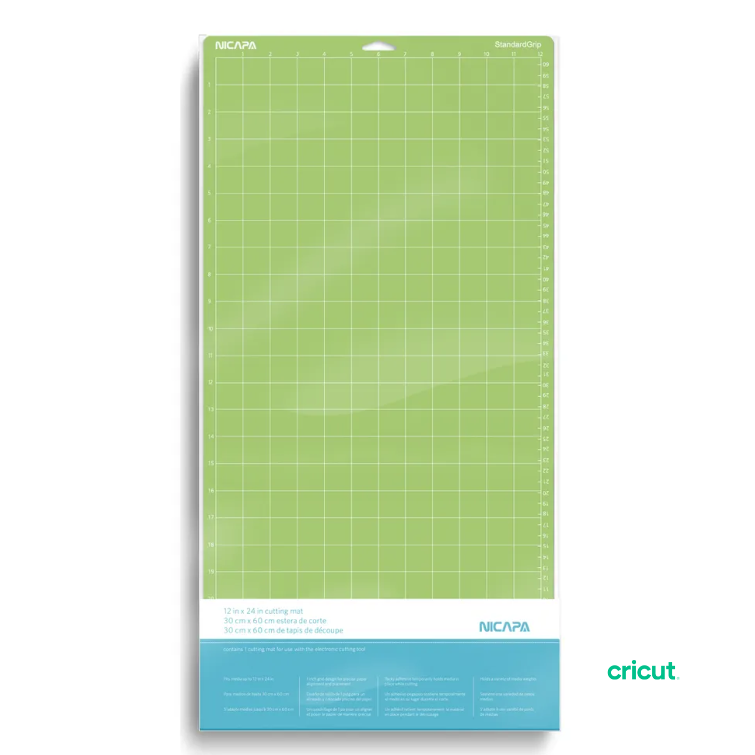 Mat de Corte | Nicapa para Cricut | 12"x24" | Standard Grip
