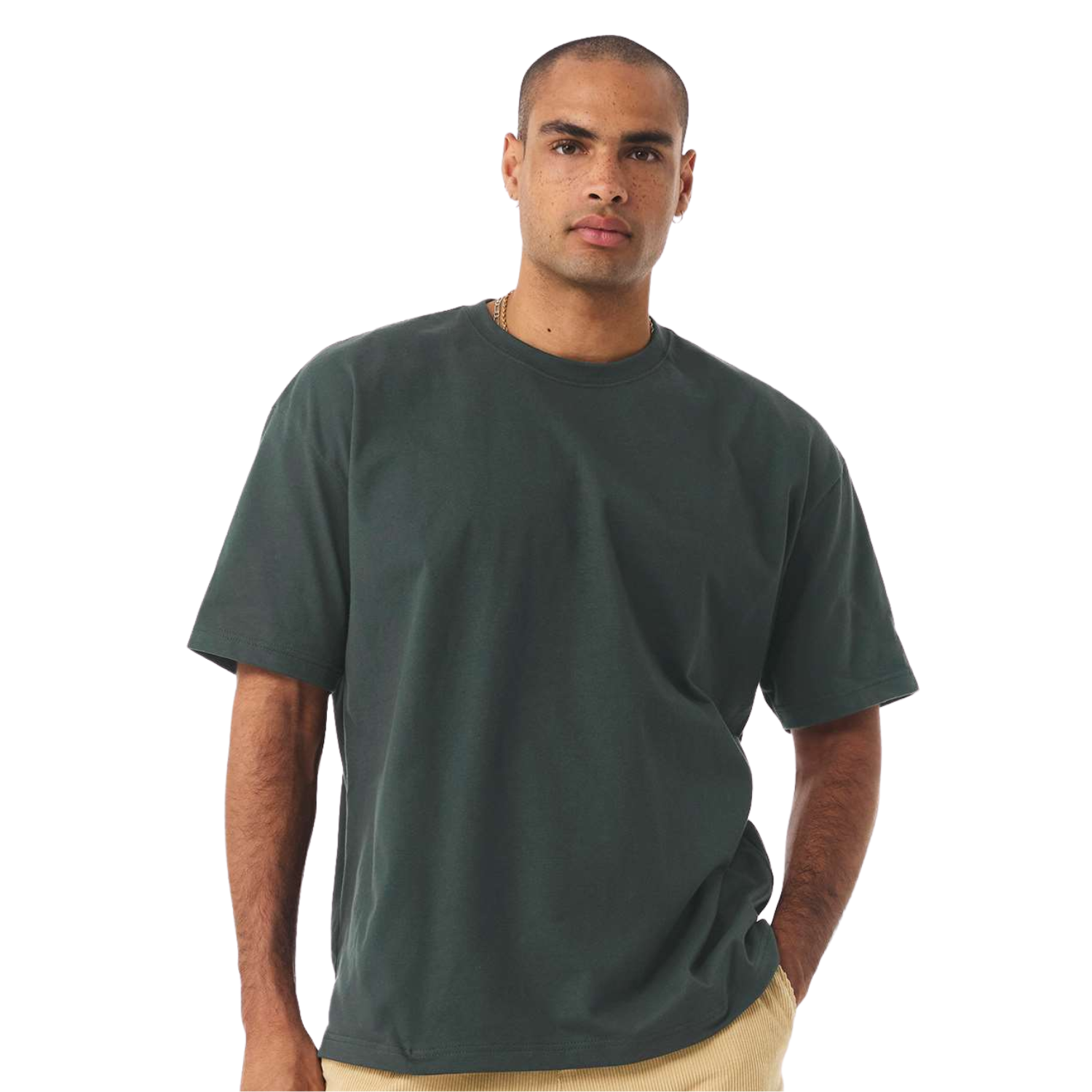Bella Canvas 4610 Heavyweight Oversize Tee | Hunter Green | 7.5 oz | UNISEX