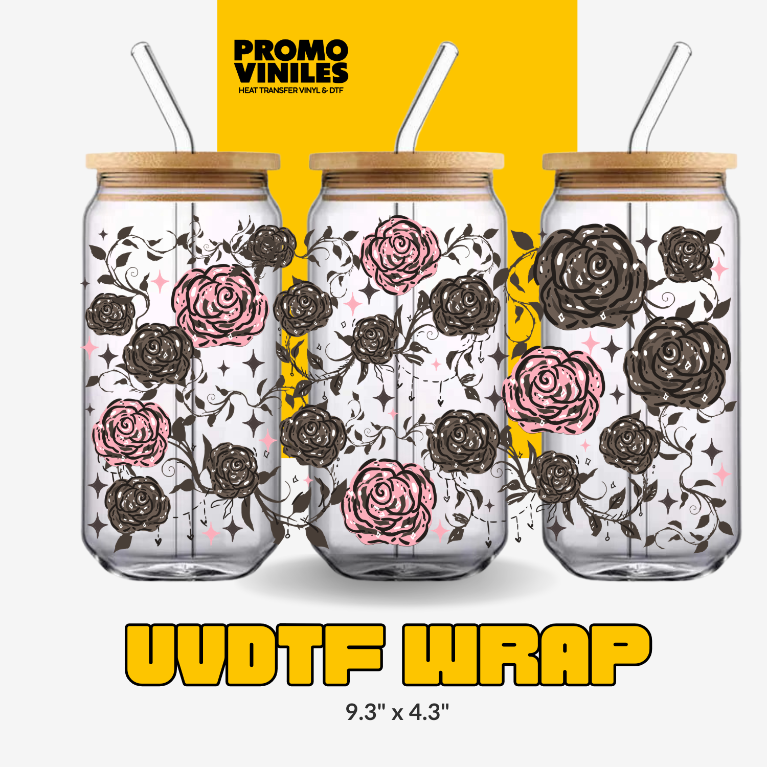 UV DTF Wrap | Roses