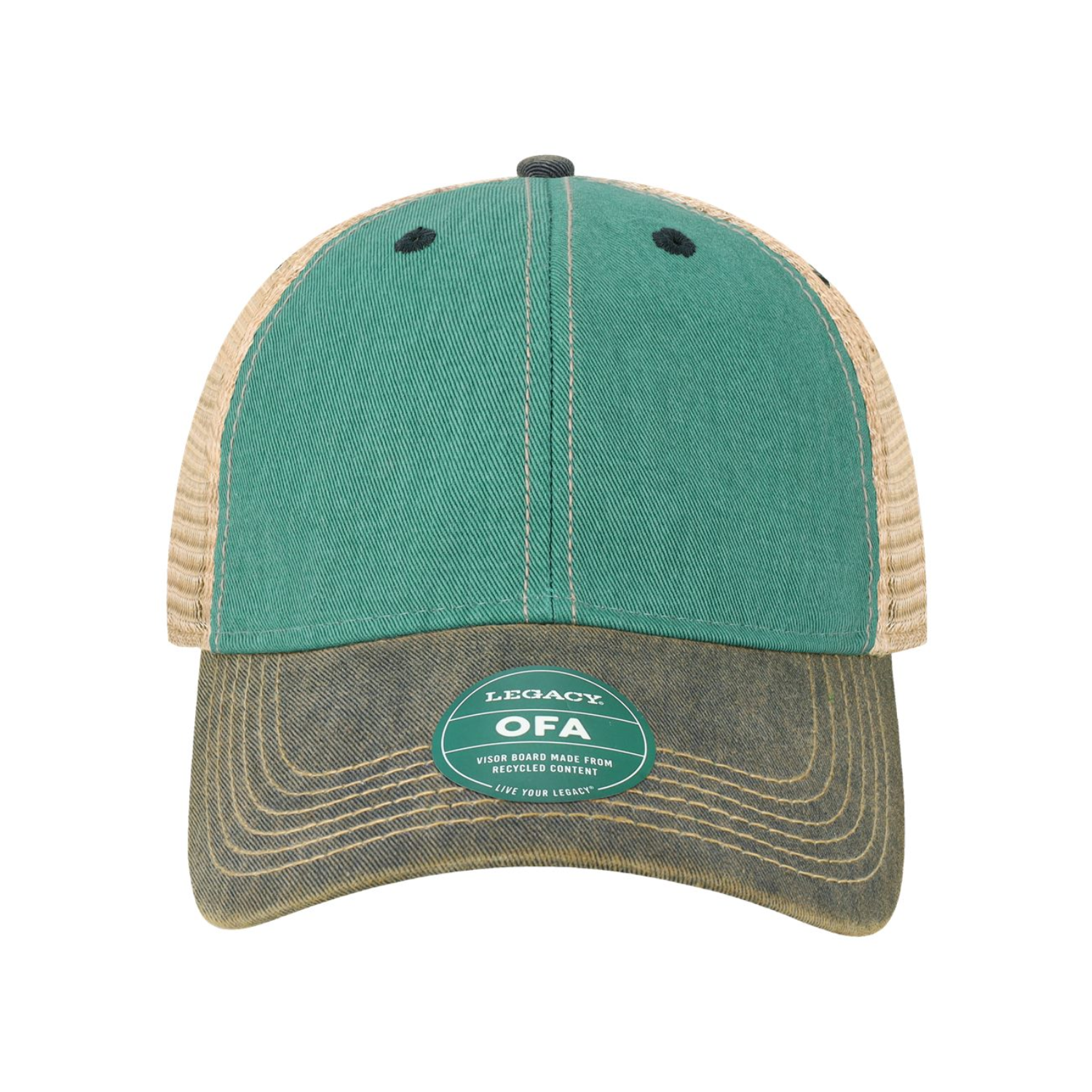 Old Favorite Trucker Cap - OFA | Aqua Blue Navy