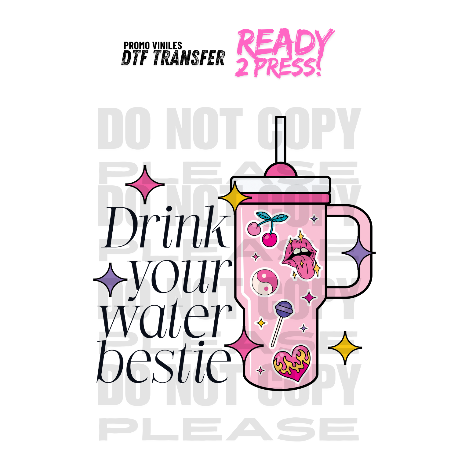 DTF Transfers | Drink your Water